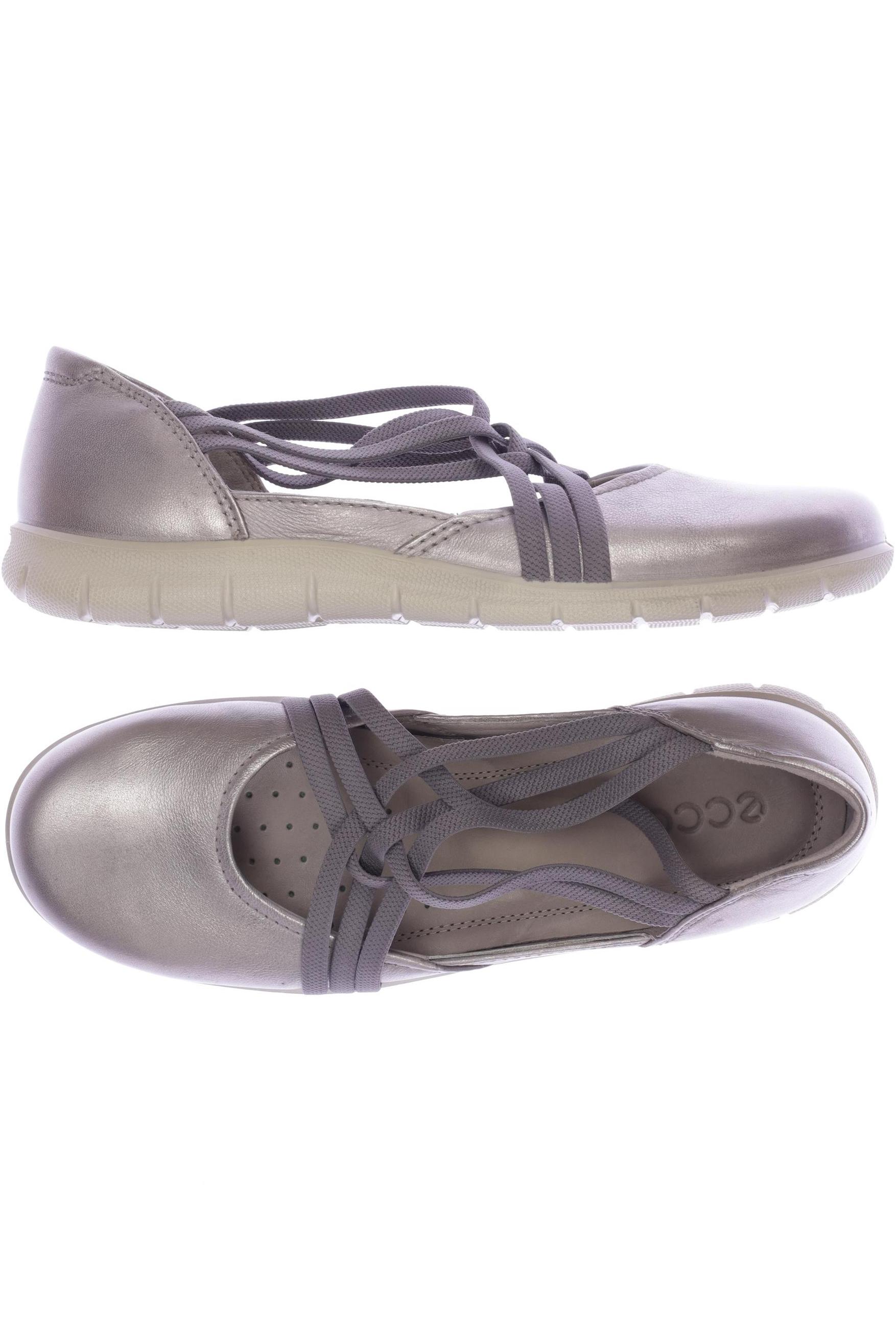 

Ecco Damen Ballerinas, silber, Gr. 40