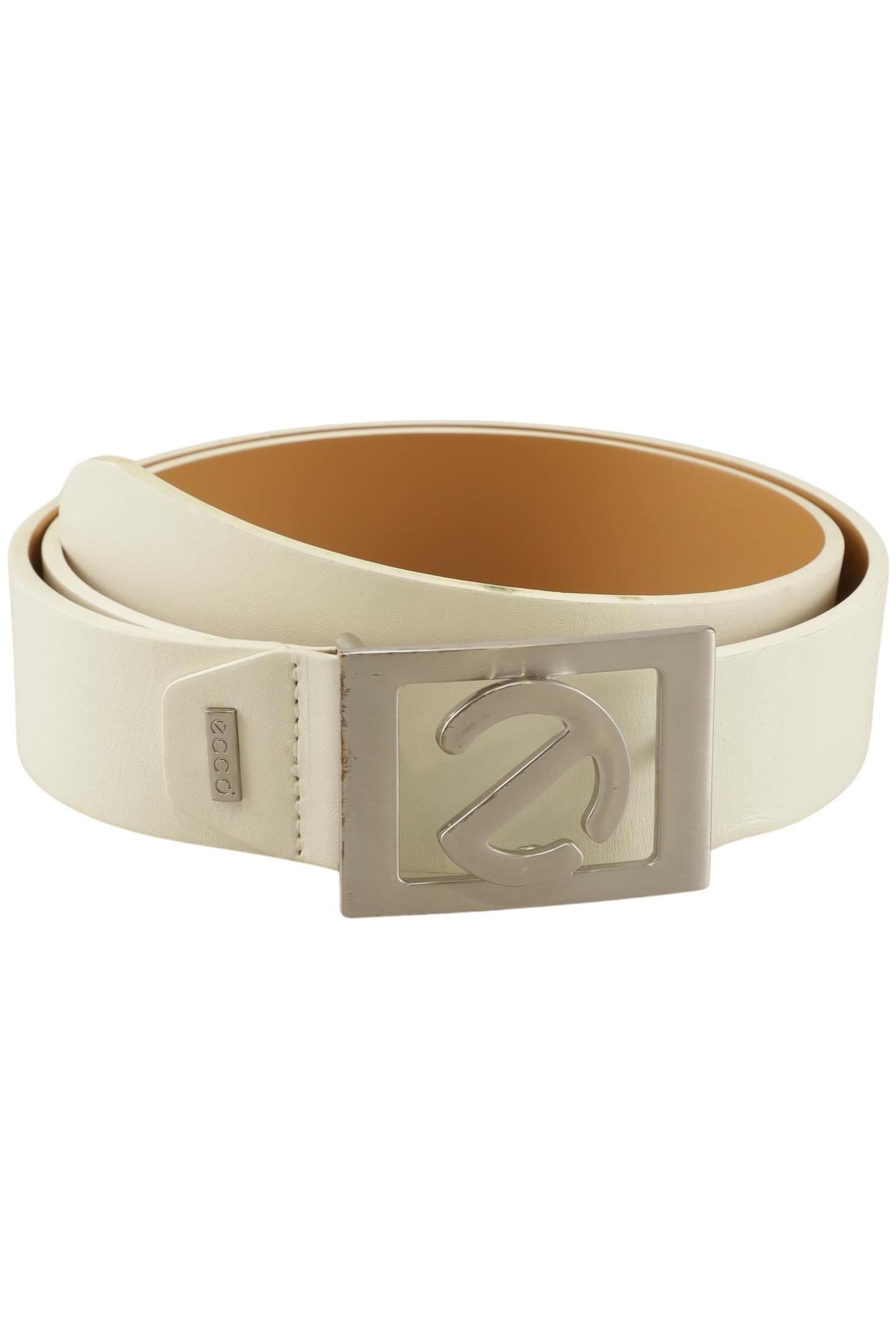 

Ecco Damen Gürtel, cremeweiß, Gr. 95