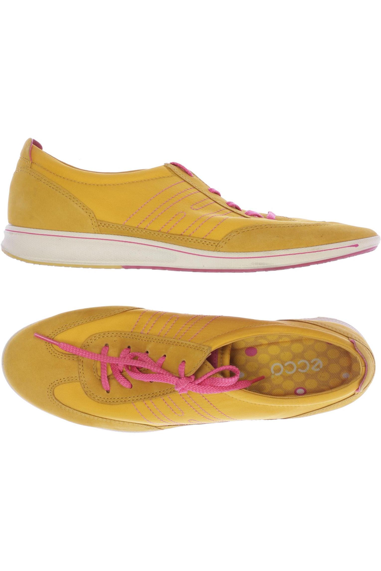 

Ecco Damen Halbschuh, gelb, Gr. 40