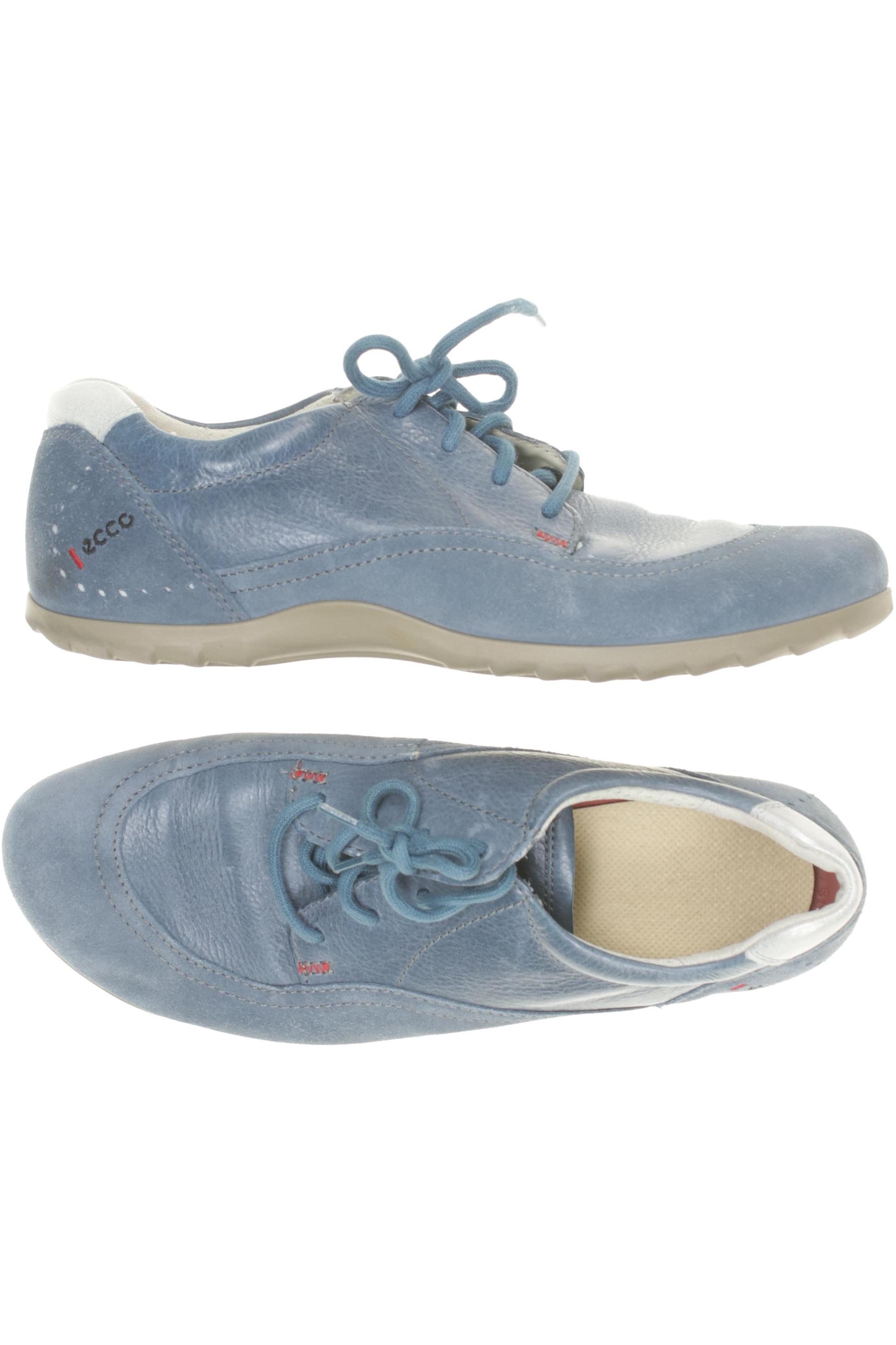 

Ecco Damen Halbschuh, blau, Gr. 42