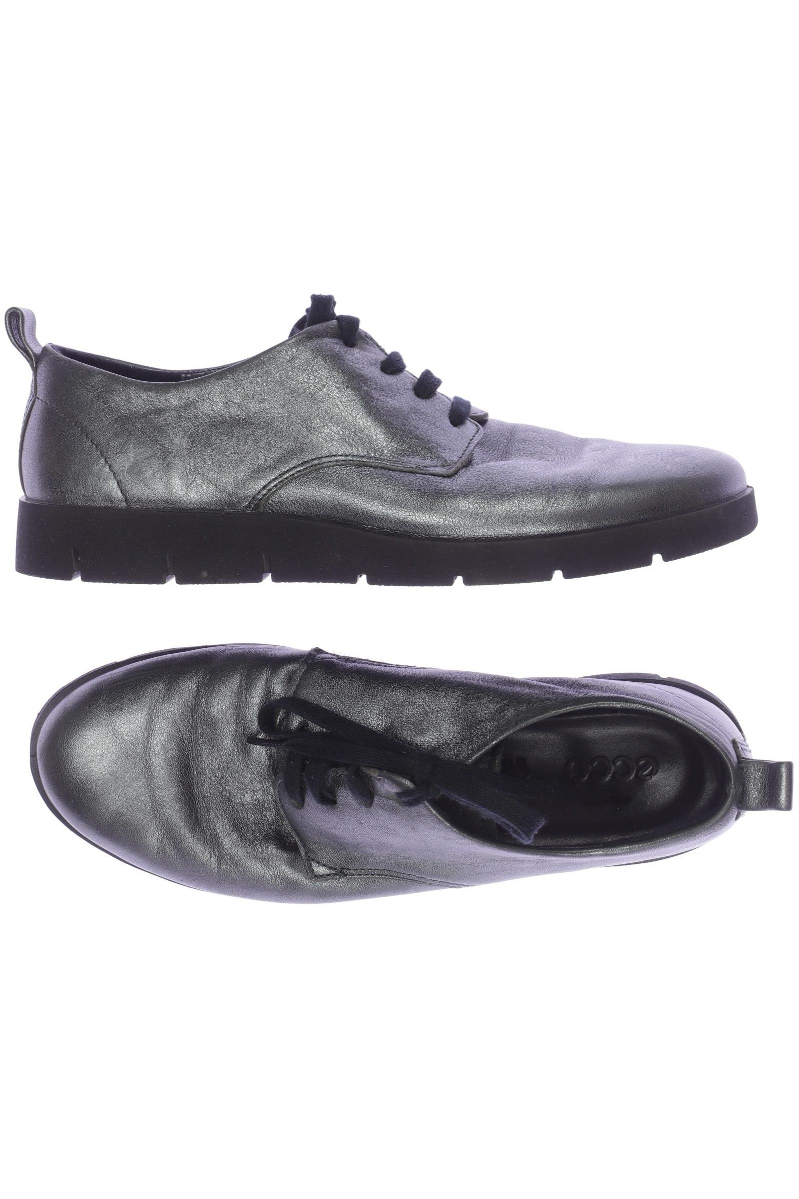 

Ecco Damen Halbschuh, silber, Gr. 40