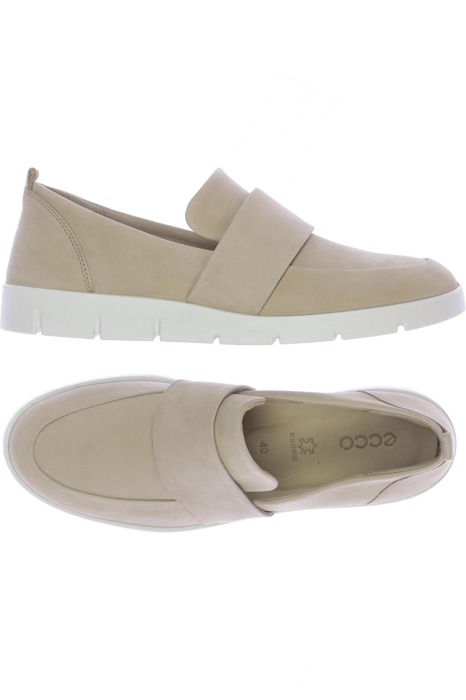 

Ecco Damen Halbschuh, beige, Gr. 40