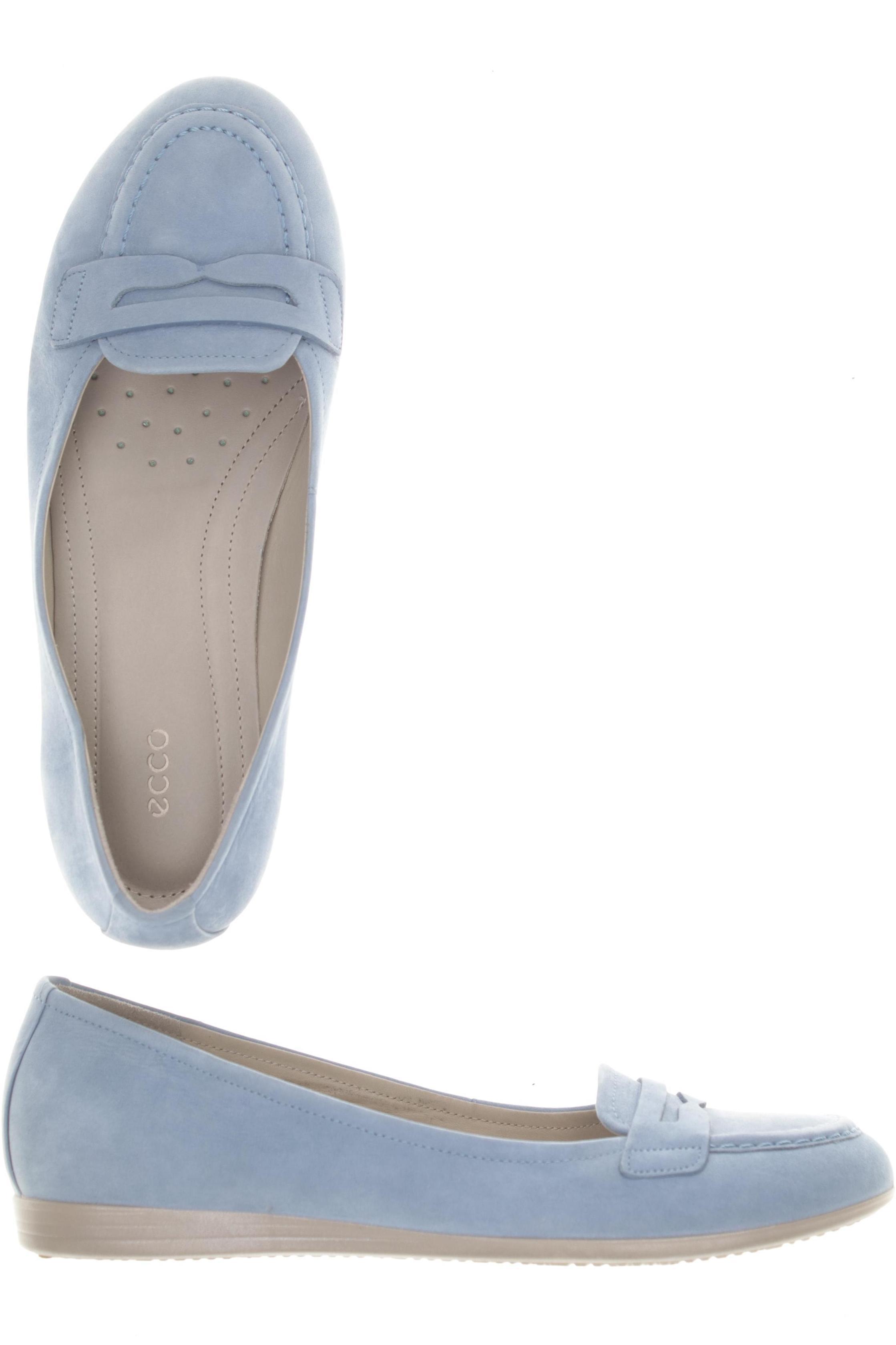 

Ecco Damen Halbschuh, blau, Gr. 37