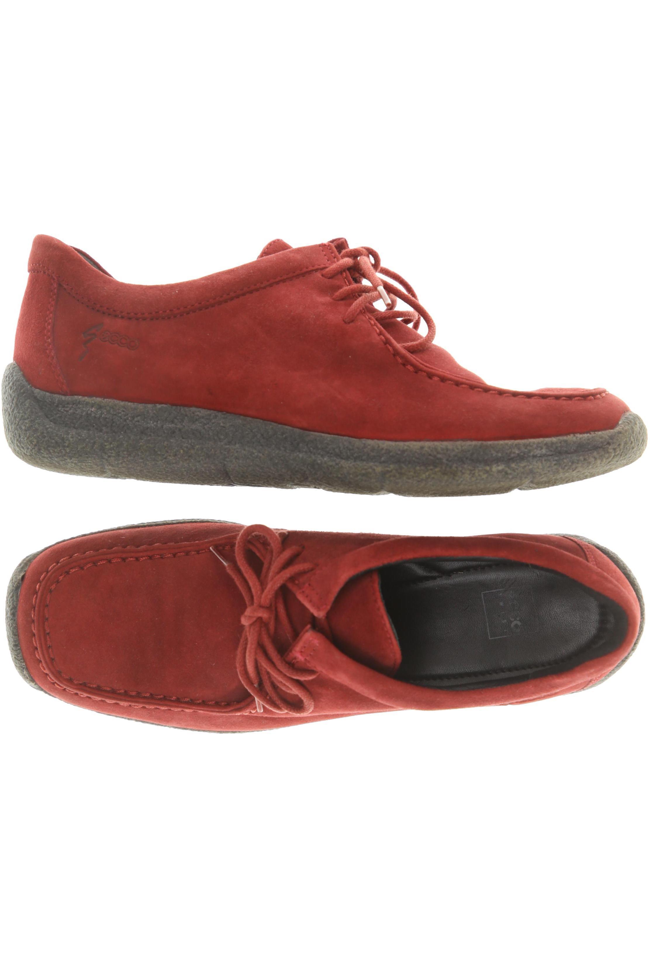 

Ecco Damen Halbschuh, rot, Gr. 4
