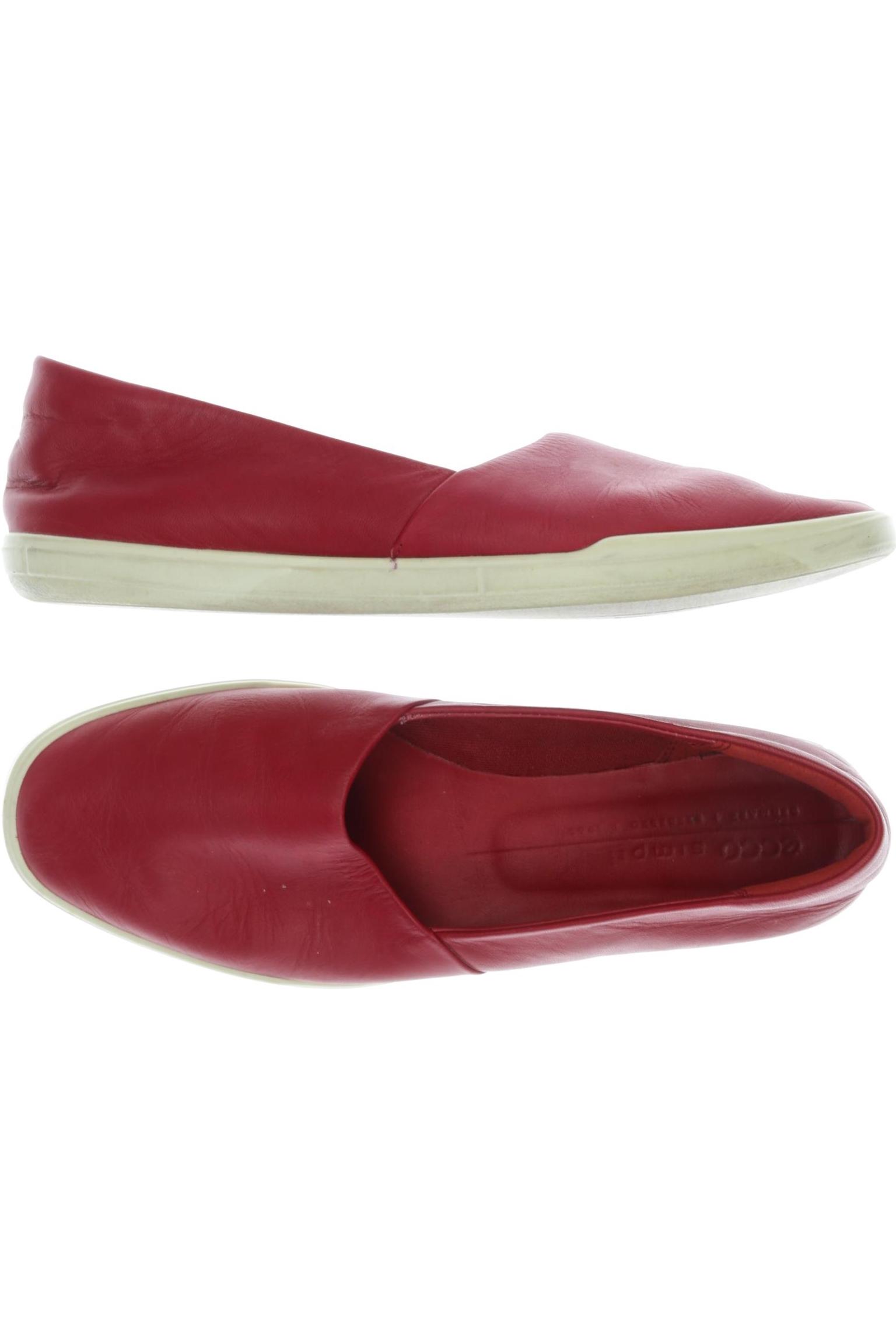 

Ecco Damen Halbschuh, rot, Gr. 40