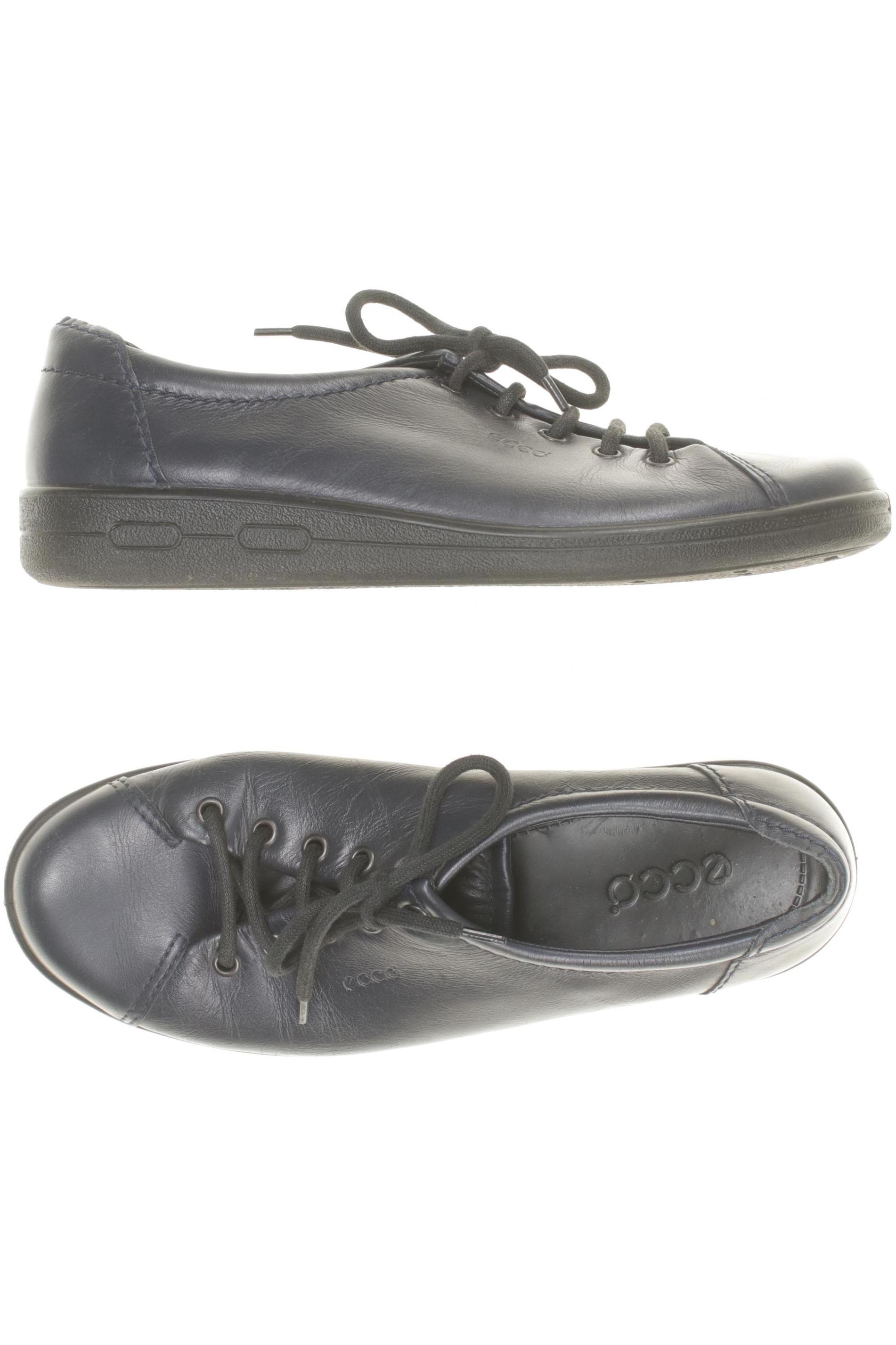 

Ecco Damen Halbschuh, blau, Gr. 40