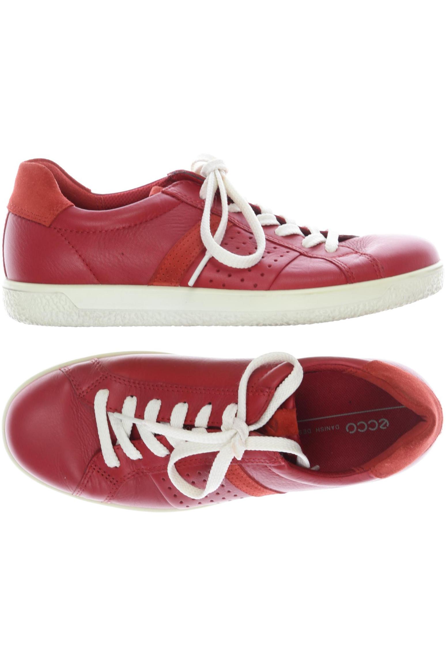 

Ecco Damen Halbschuh, rot, Gr. 37