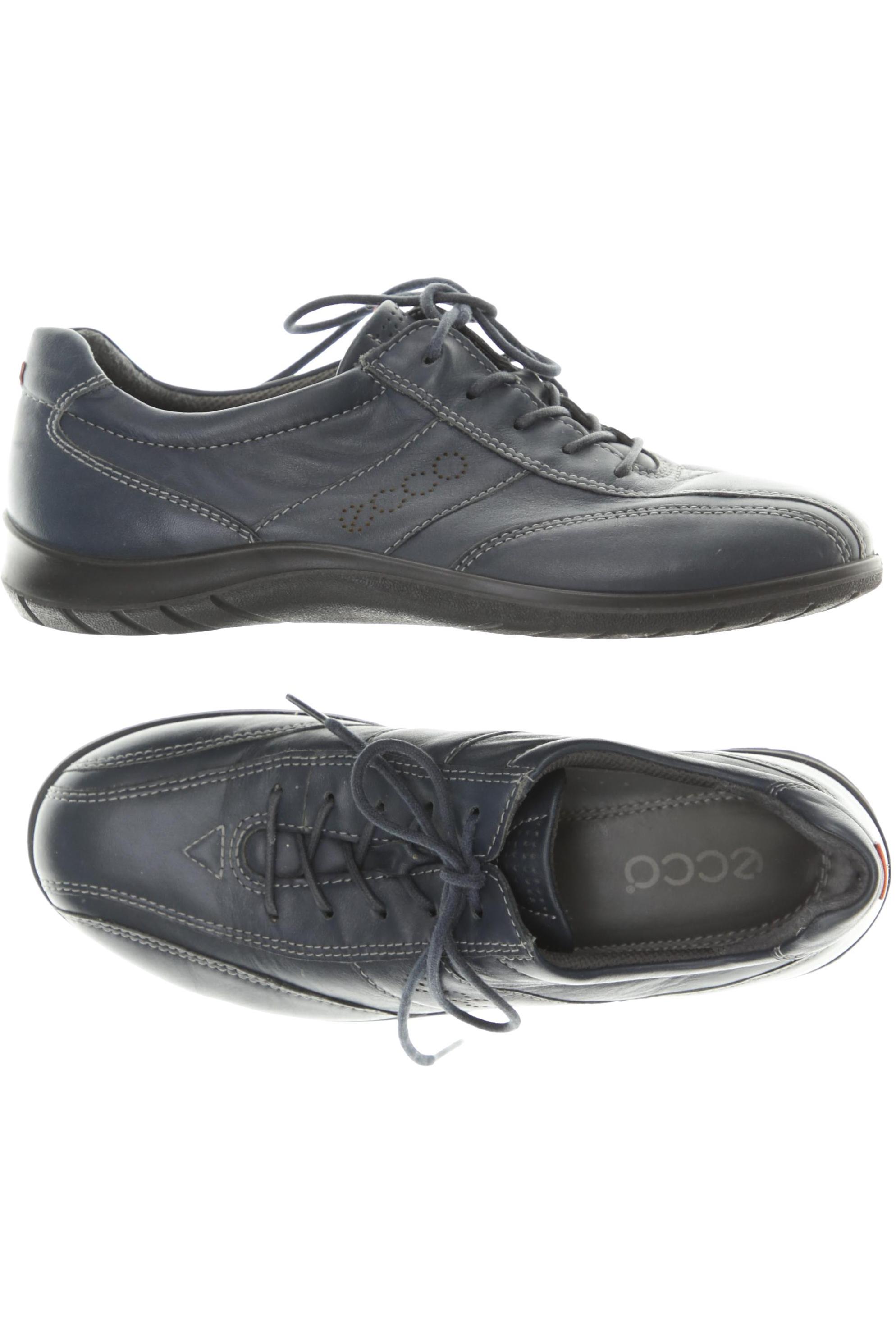 

Ecco Damen Halbschuh, blau, Gr. 36