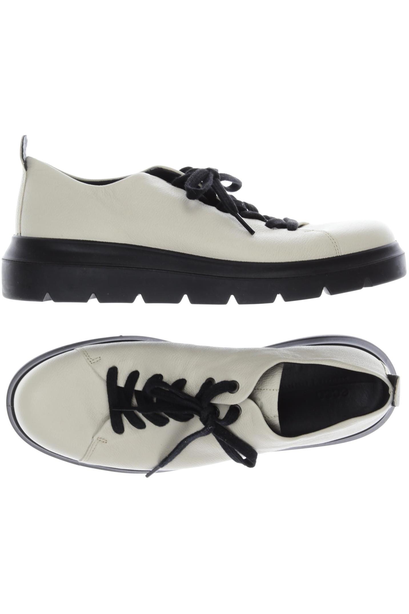

Ecco Damen Halbschuh, cremeweiß, Gr. 42