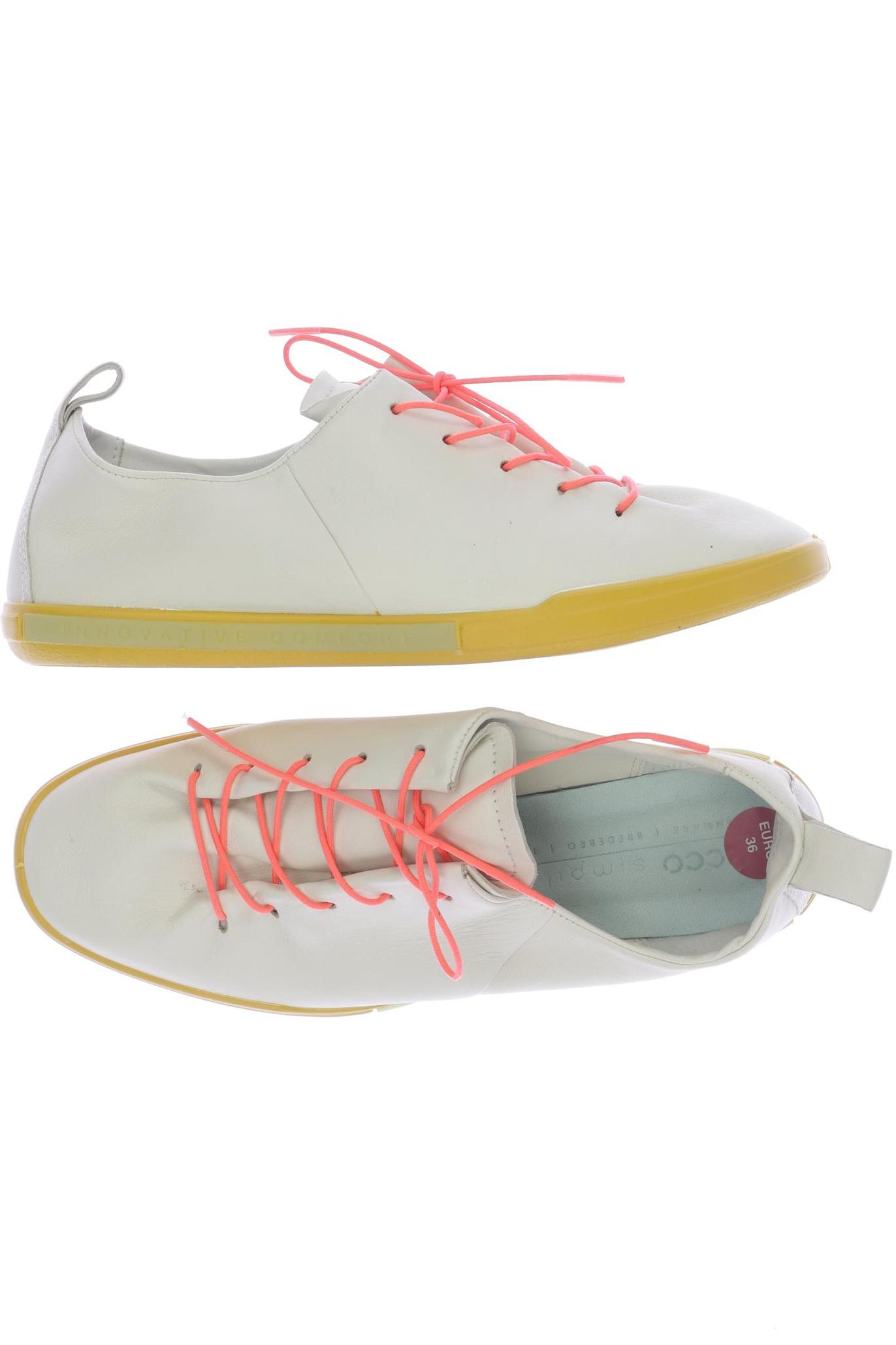 

Ecco Damen Halbschuh, cremeweiß