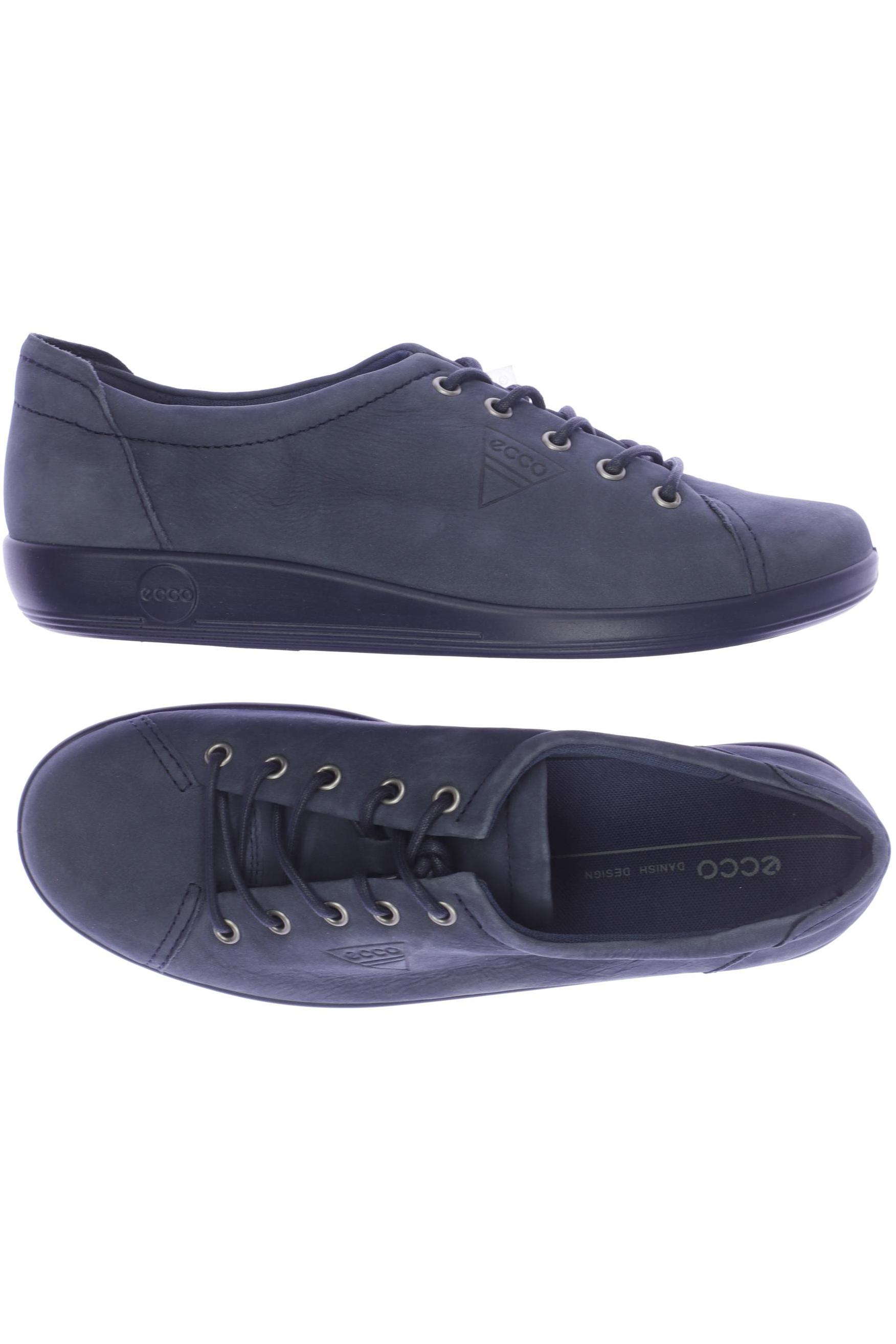 

Ecco Damen Halbschuh, blau, Gr. 38
