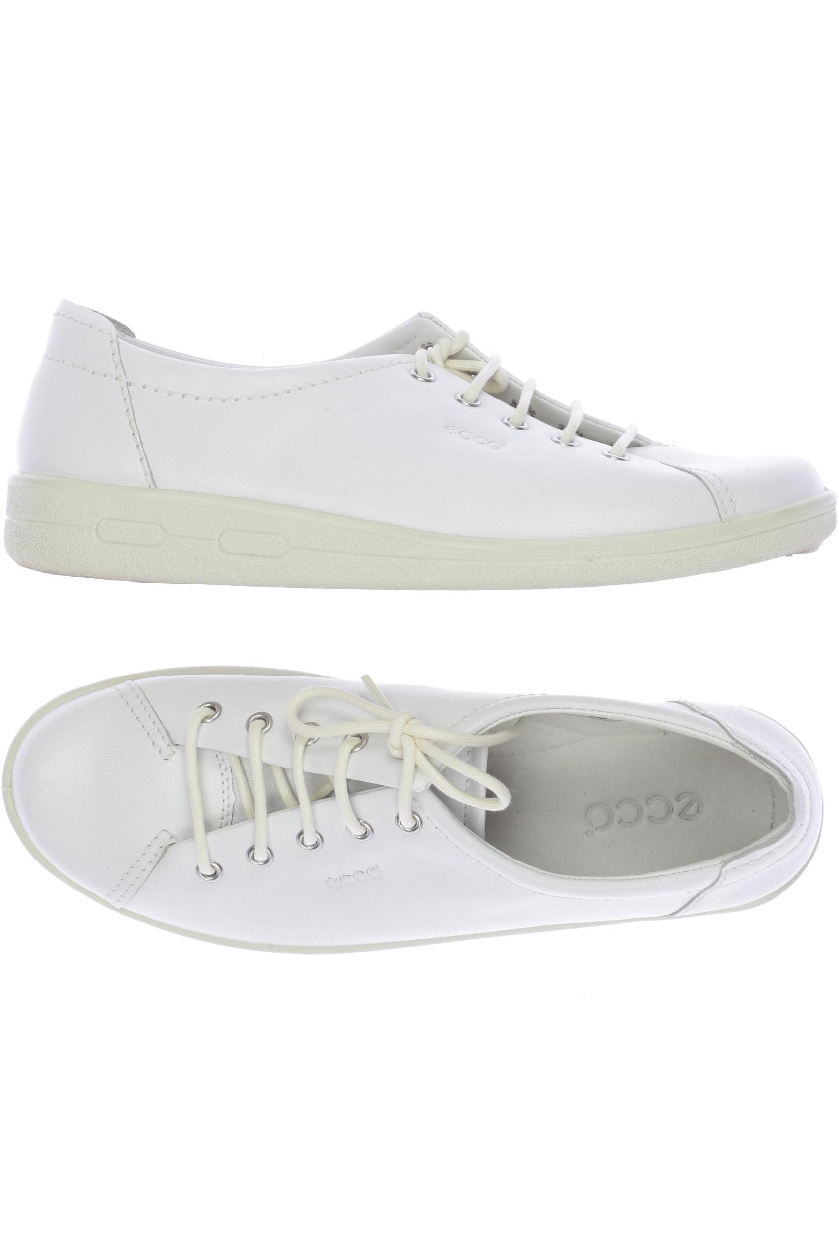 

Ecco Damen Halbschuh, weiß, Gr. 40