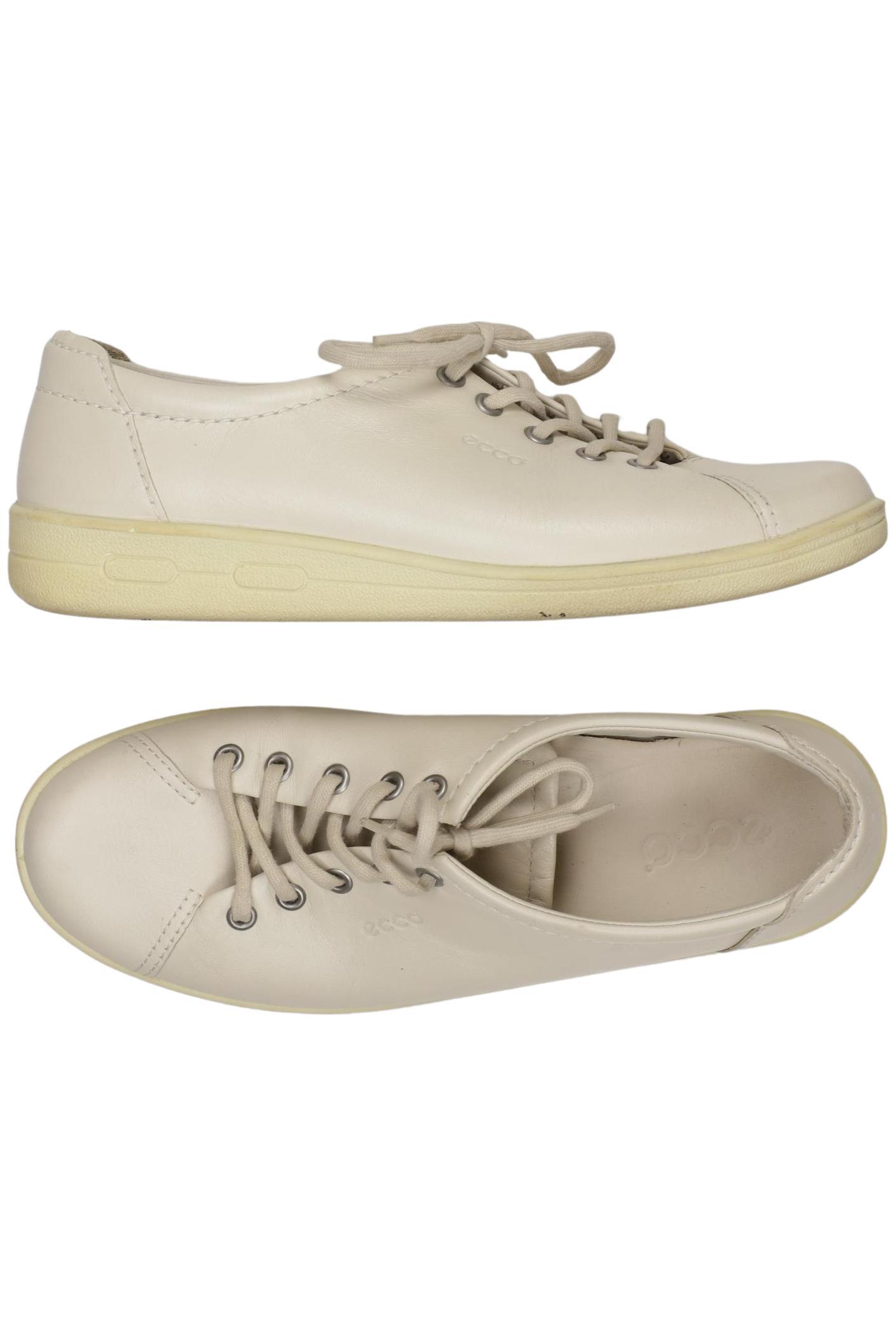 

Ecco Damen Halbschuh, cremeweiß, Gr. 39