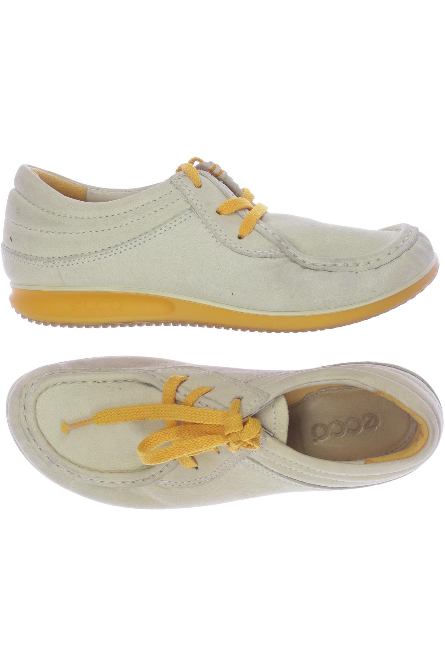 

Ecco Damen Halbschuh, cremeweiß, Gr. 37