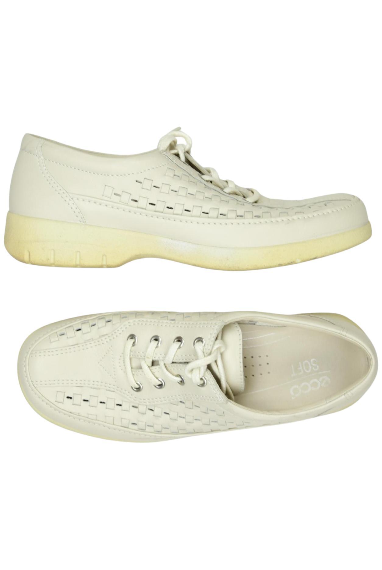 

Ecco Damen Halbschuh, cremeweiß, Gr. 42