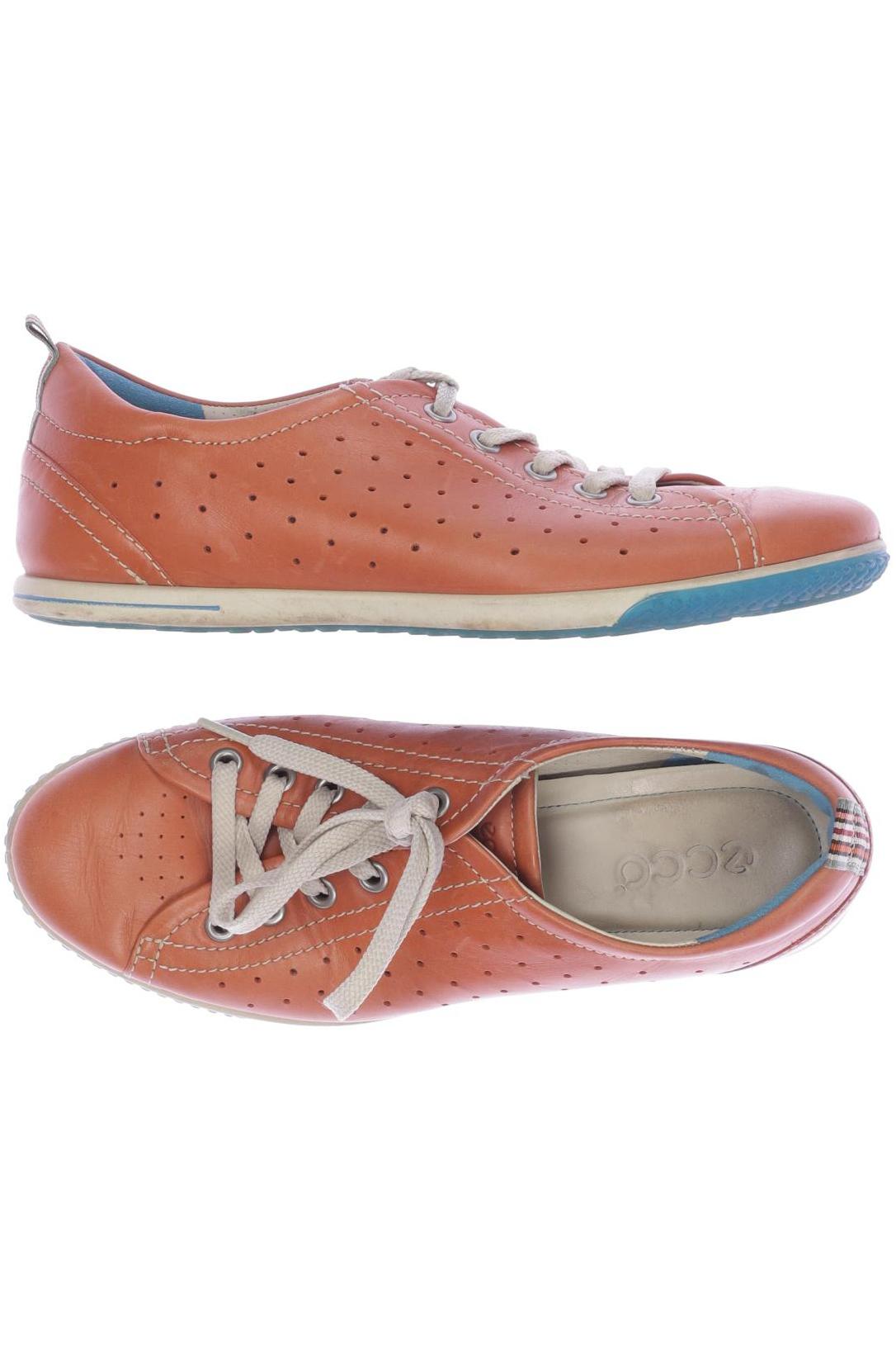 

Ecco Damen Halbschuh, orange, Gr. 37