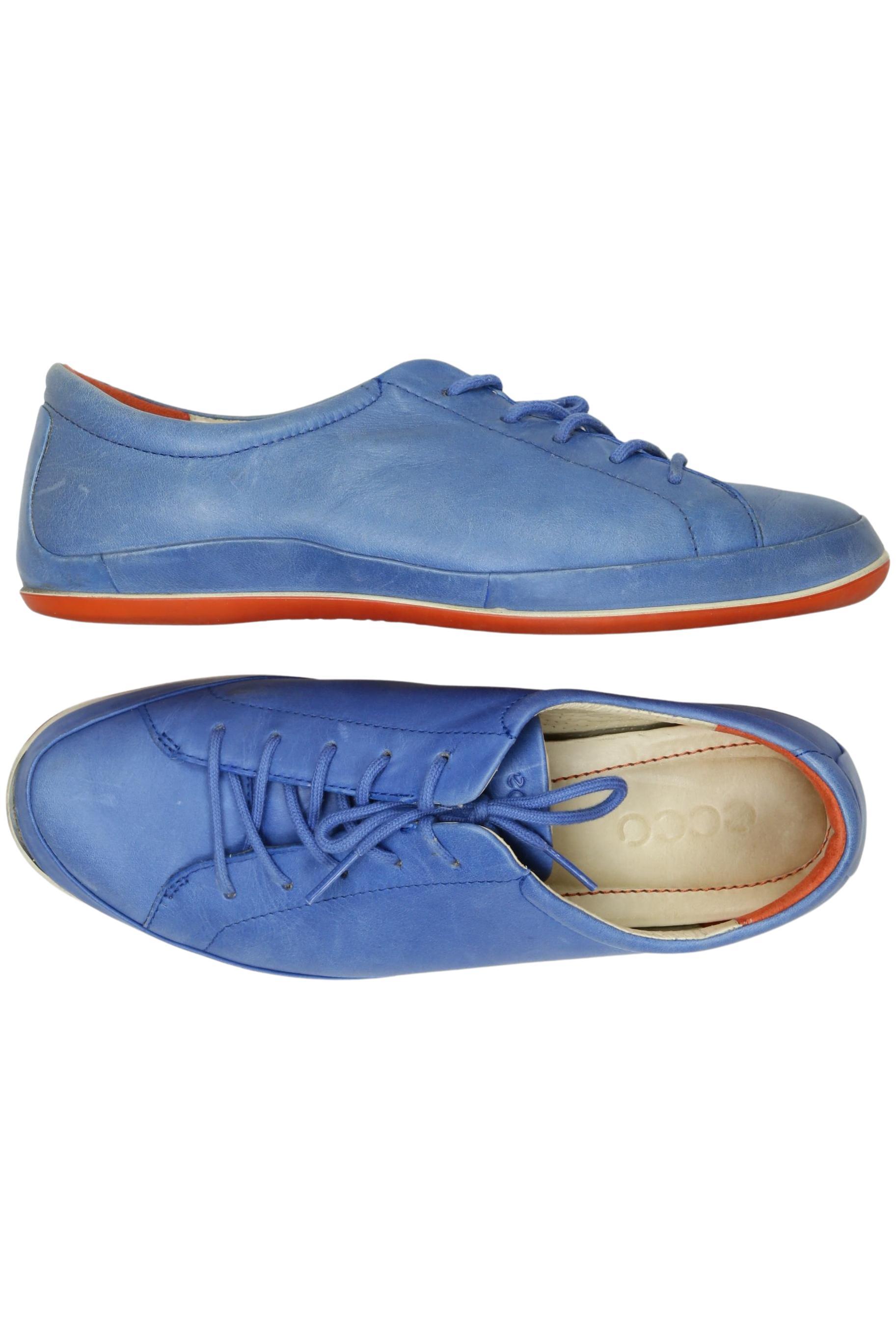 

Ecco Damen Halbschuh, blau, Gr. 38