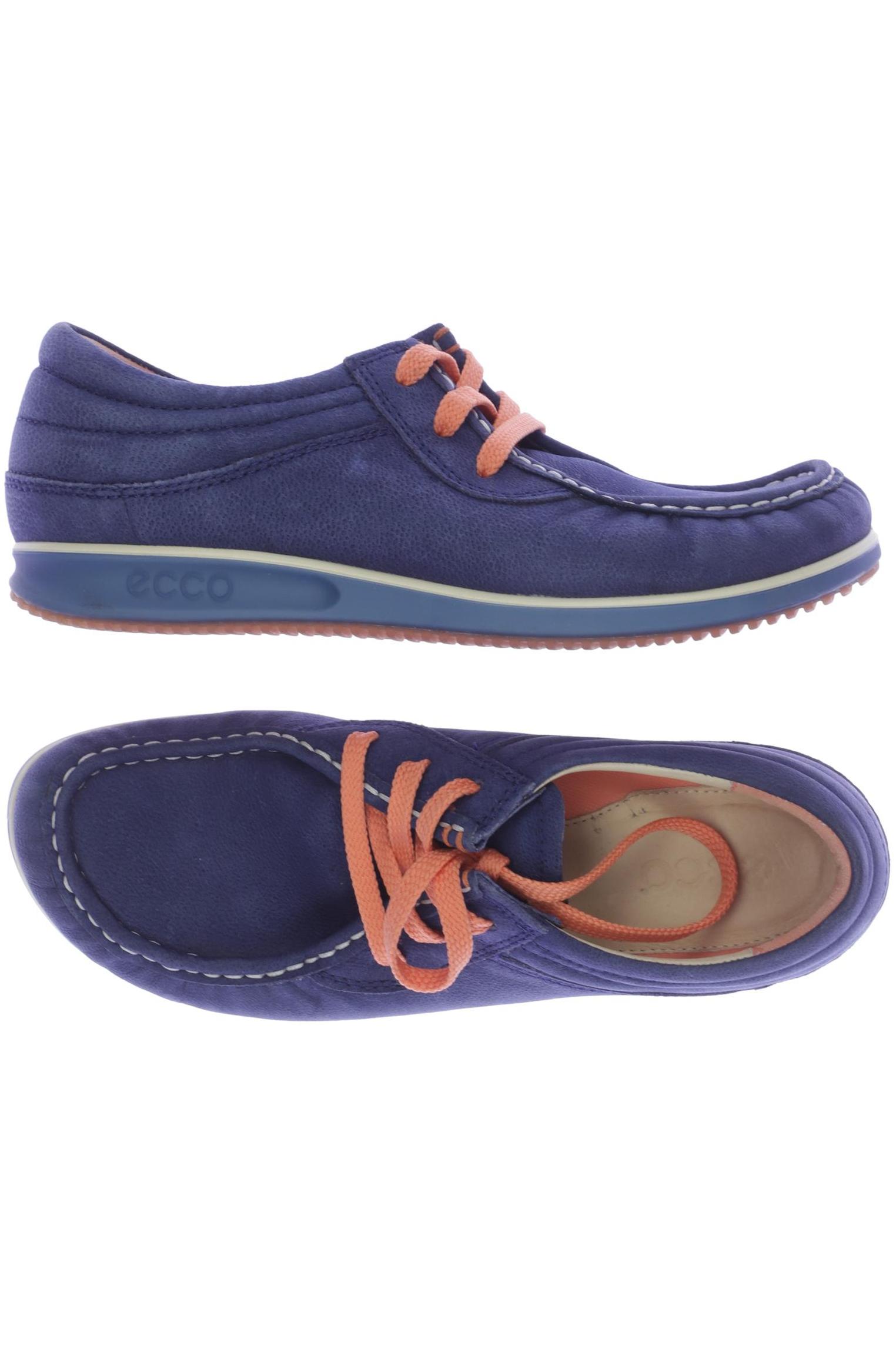 

Ecco Damen Halbschuh, blau, Gr. 40