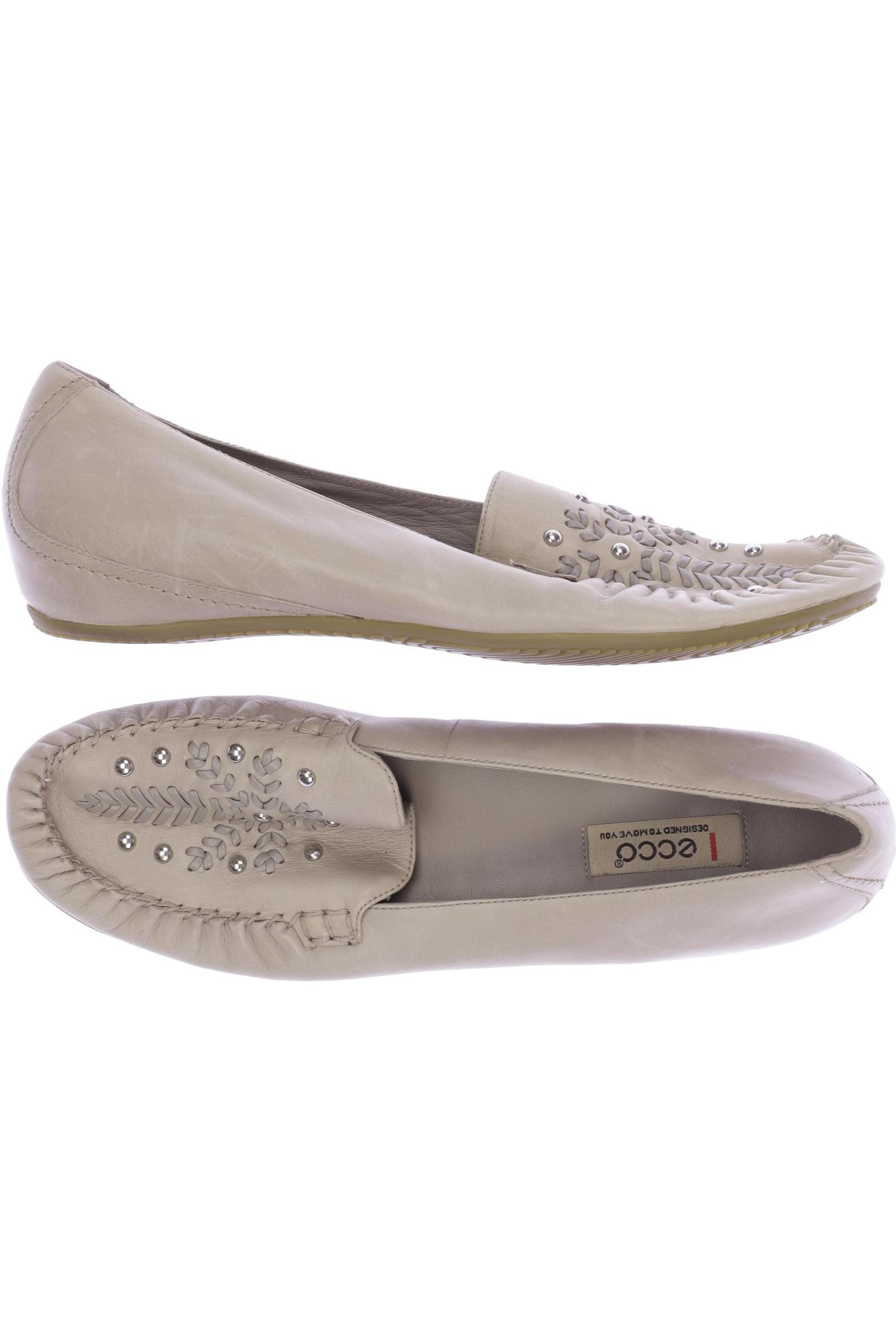 

Ecco Damen Halbschuh, beige, Gr. 42