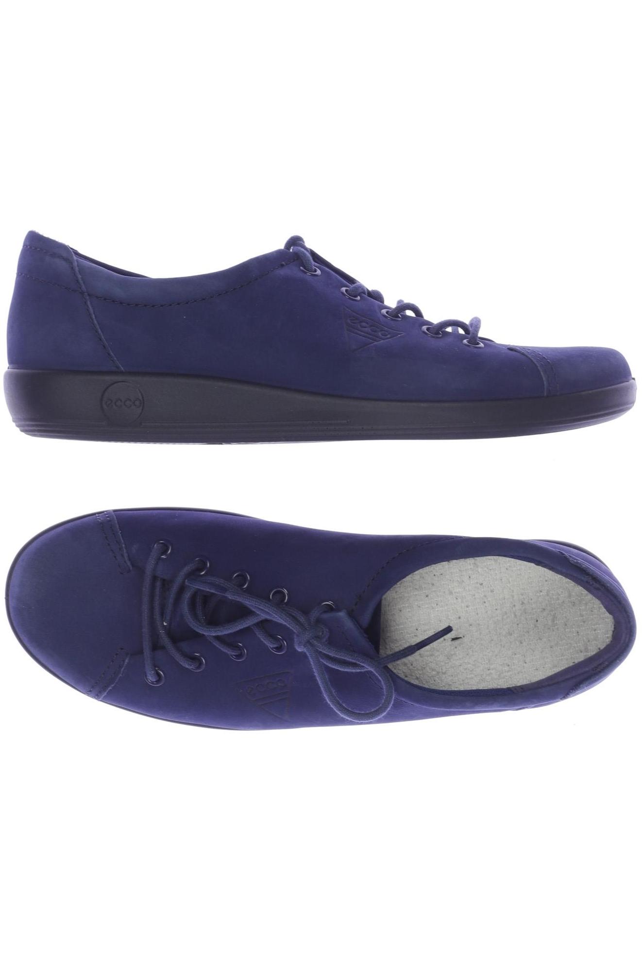 

Ecco Damen Halbschuh, blau, Gr. 38