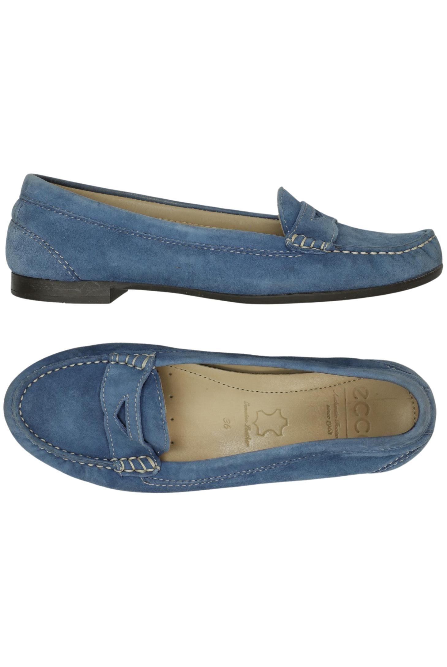 

Ecco Damen Halbschuh, blau, Gr. 36