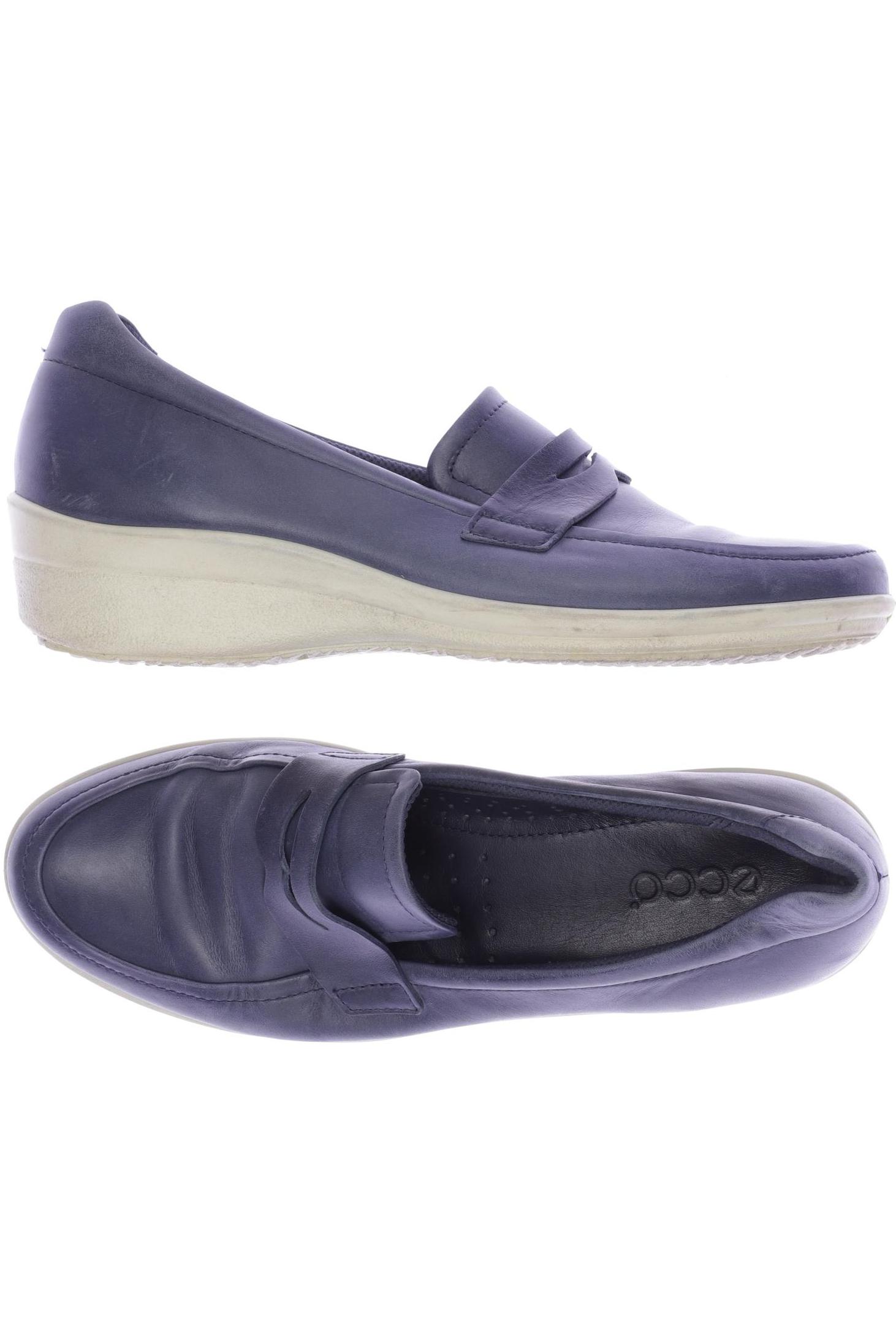 

Ecco Damen Halbschuh, blau, Gr. 39