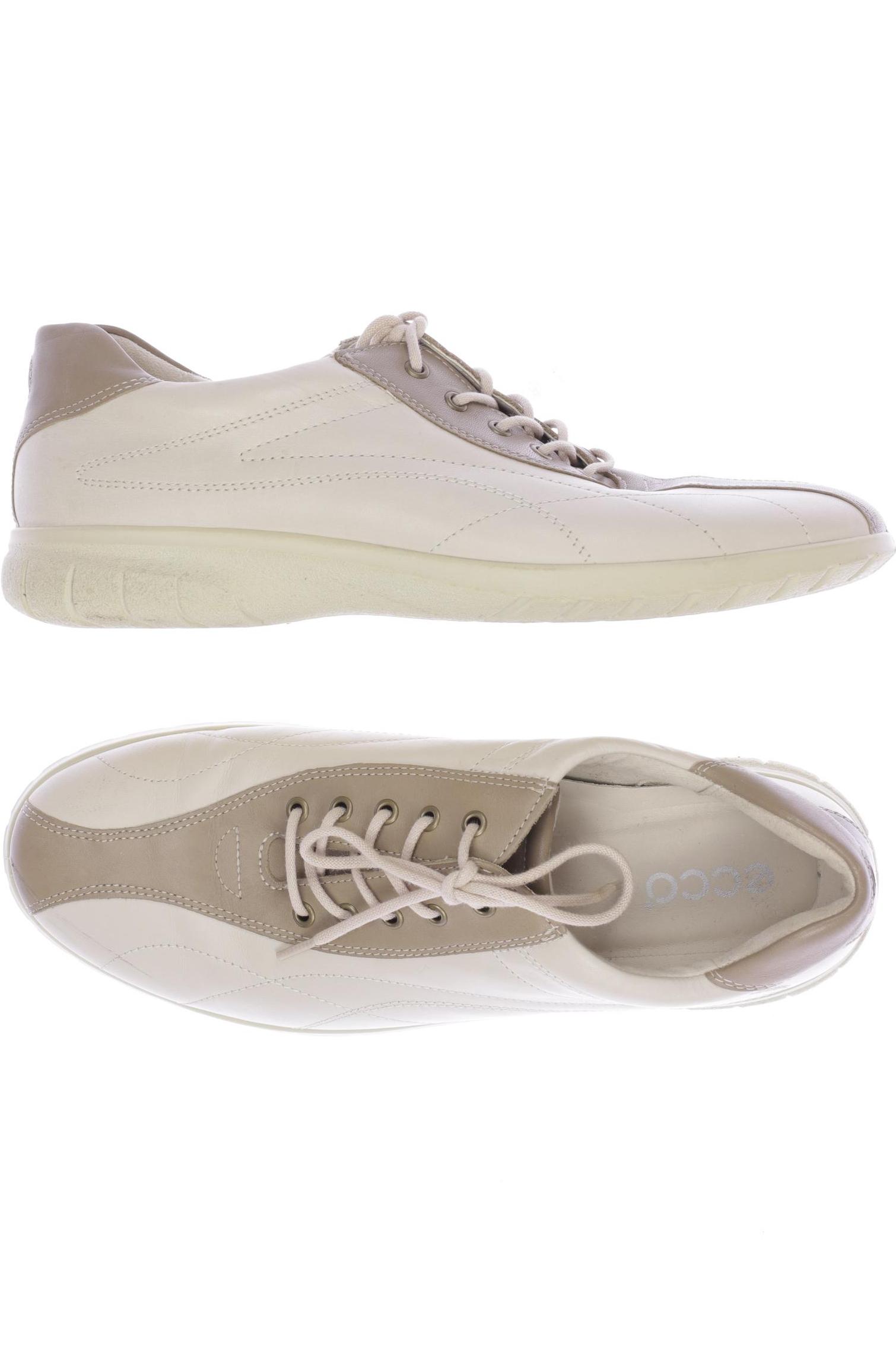 

Ecco Damen Halbschuh, cremeweiß