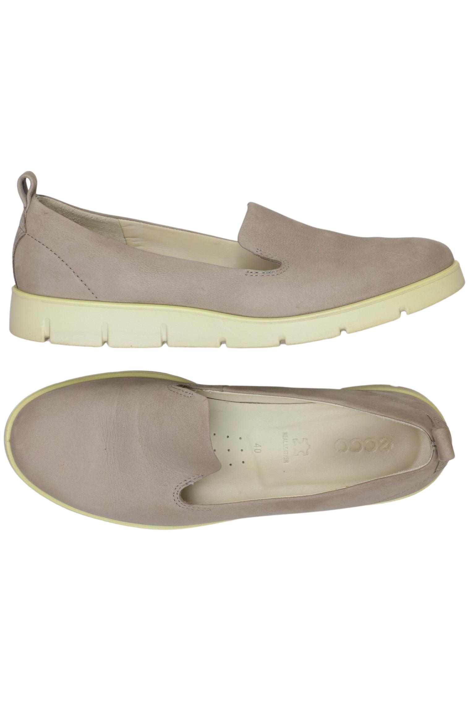 

Ecco Damen Halbschuh, beige, Gr. 40