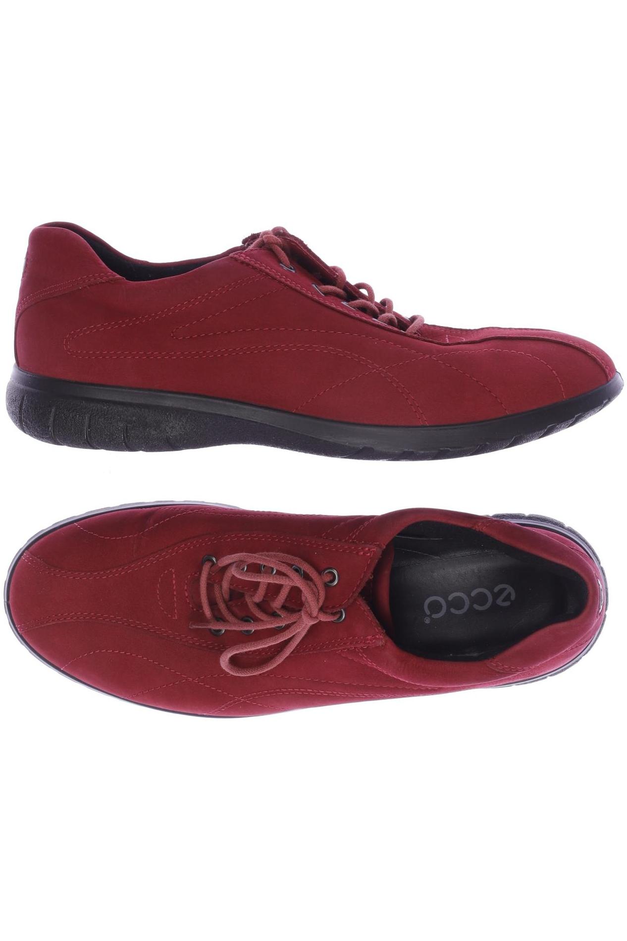 

Ecco Damen Halbschuh, rot, Gr. 38