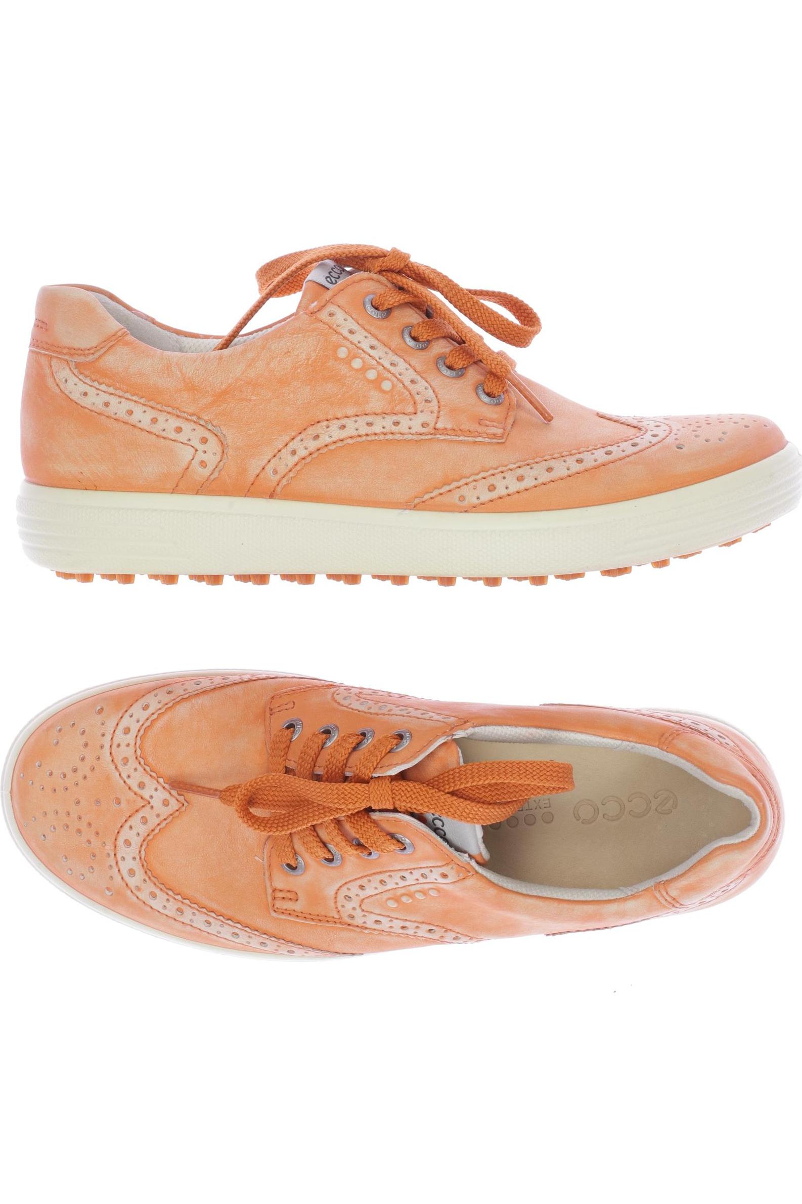 

Ecco Damen Halbschuh, orange, Gr. 38