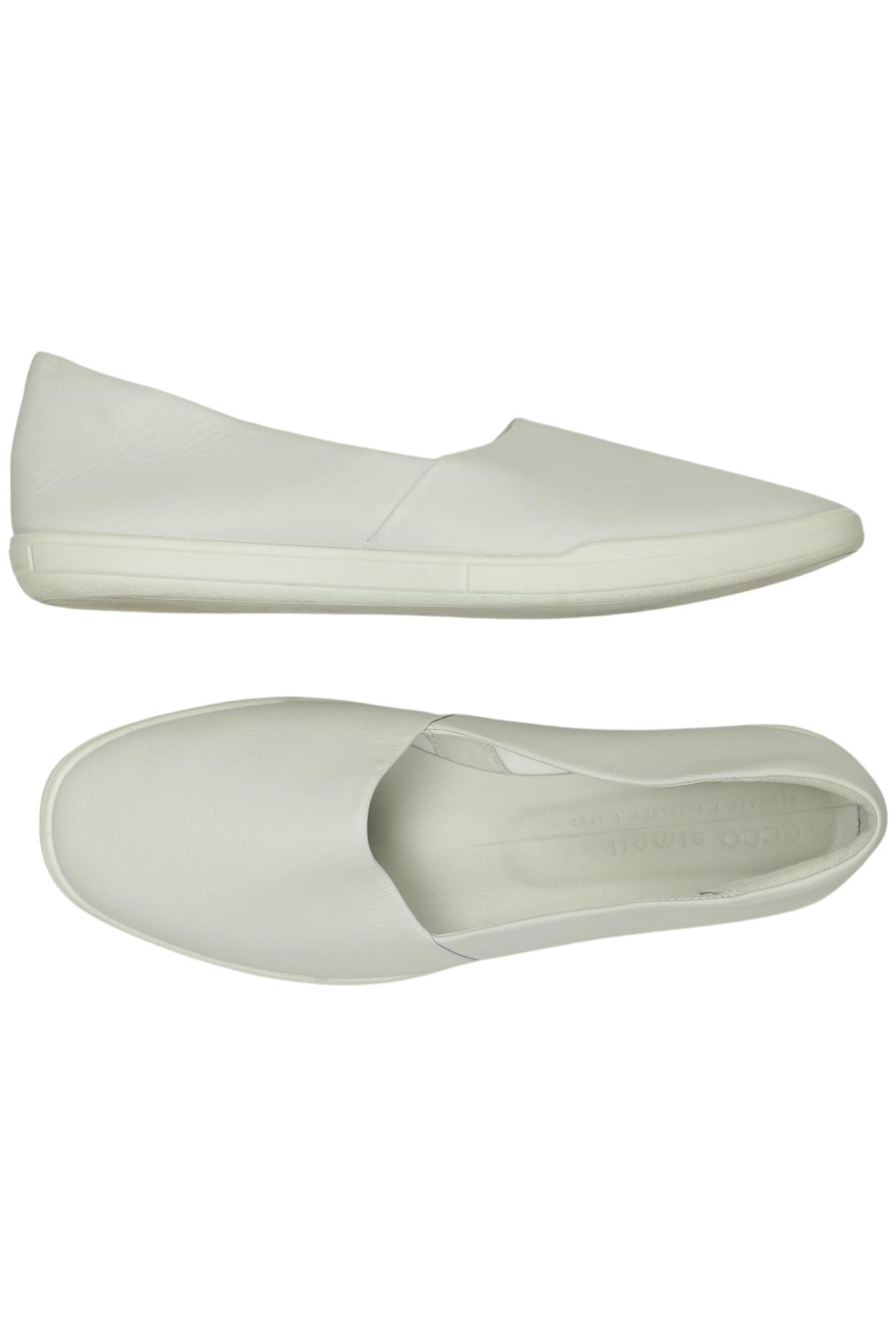 

Ecco Damen Halbschuh, weiß, Gr. 39