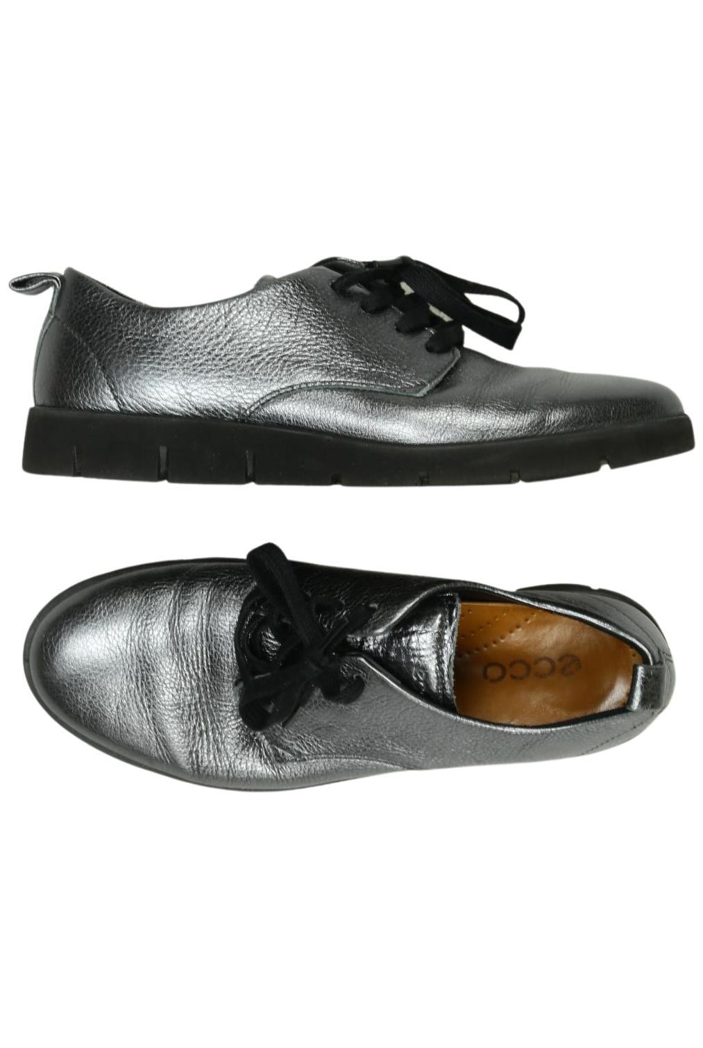

Ecco Damen Halbschuh, silber, Gr. 38