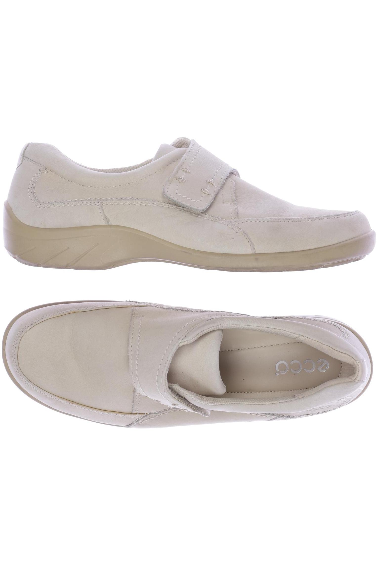 

Ecco Damen Halbschuh, cremeweiß, Gr. 40