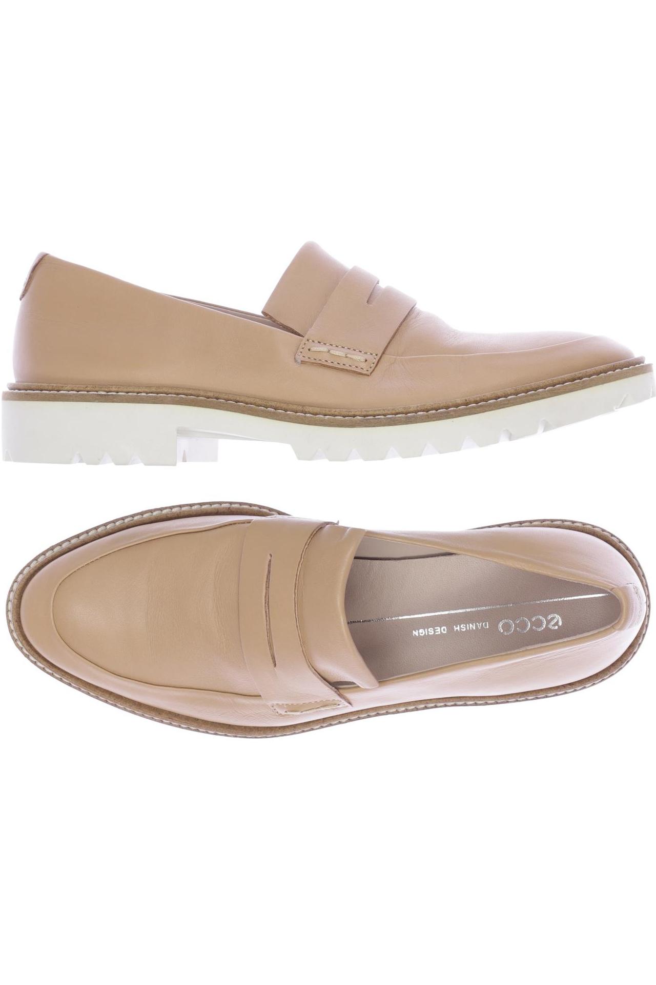 

Ecco Damen Halbschuh, beige, Gr. 35