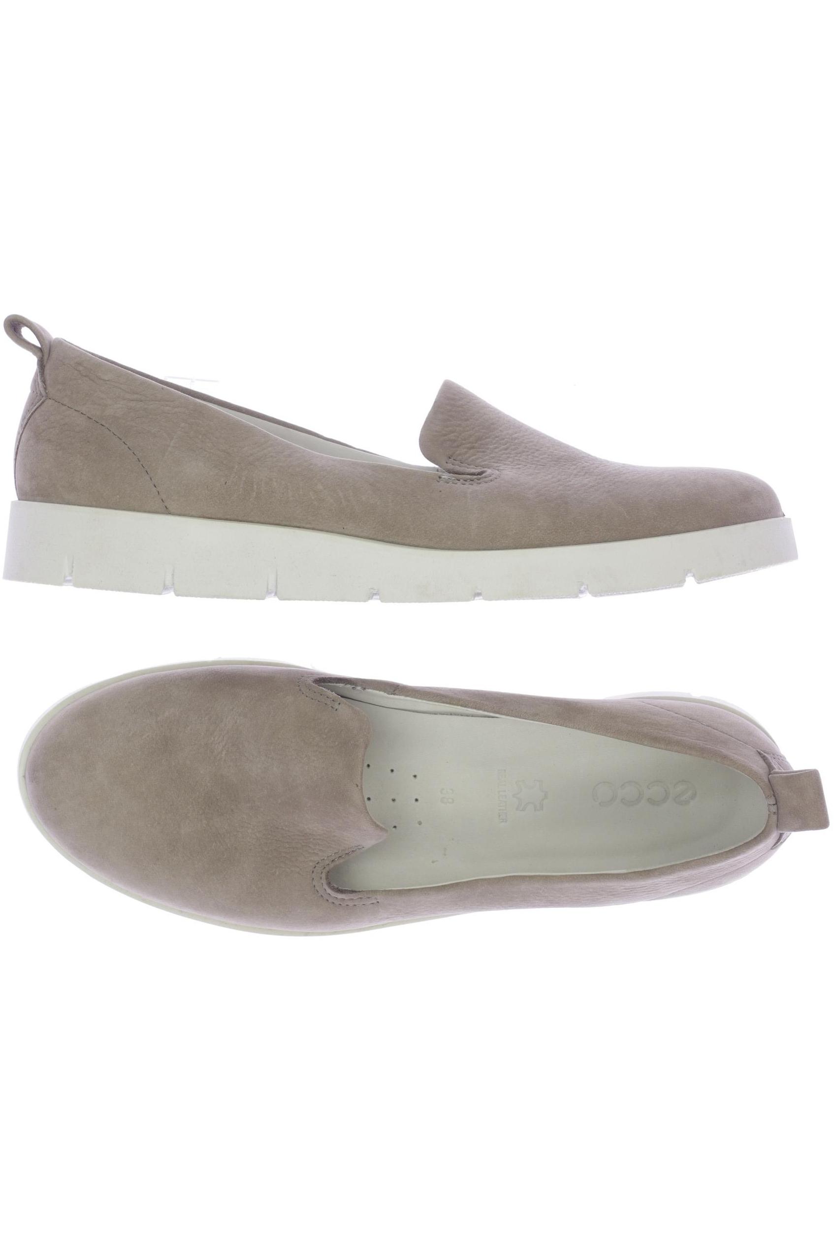 

Ecco Damen Halbschuh, beige, Gr. 38