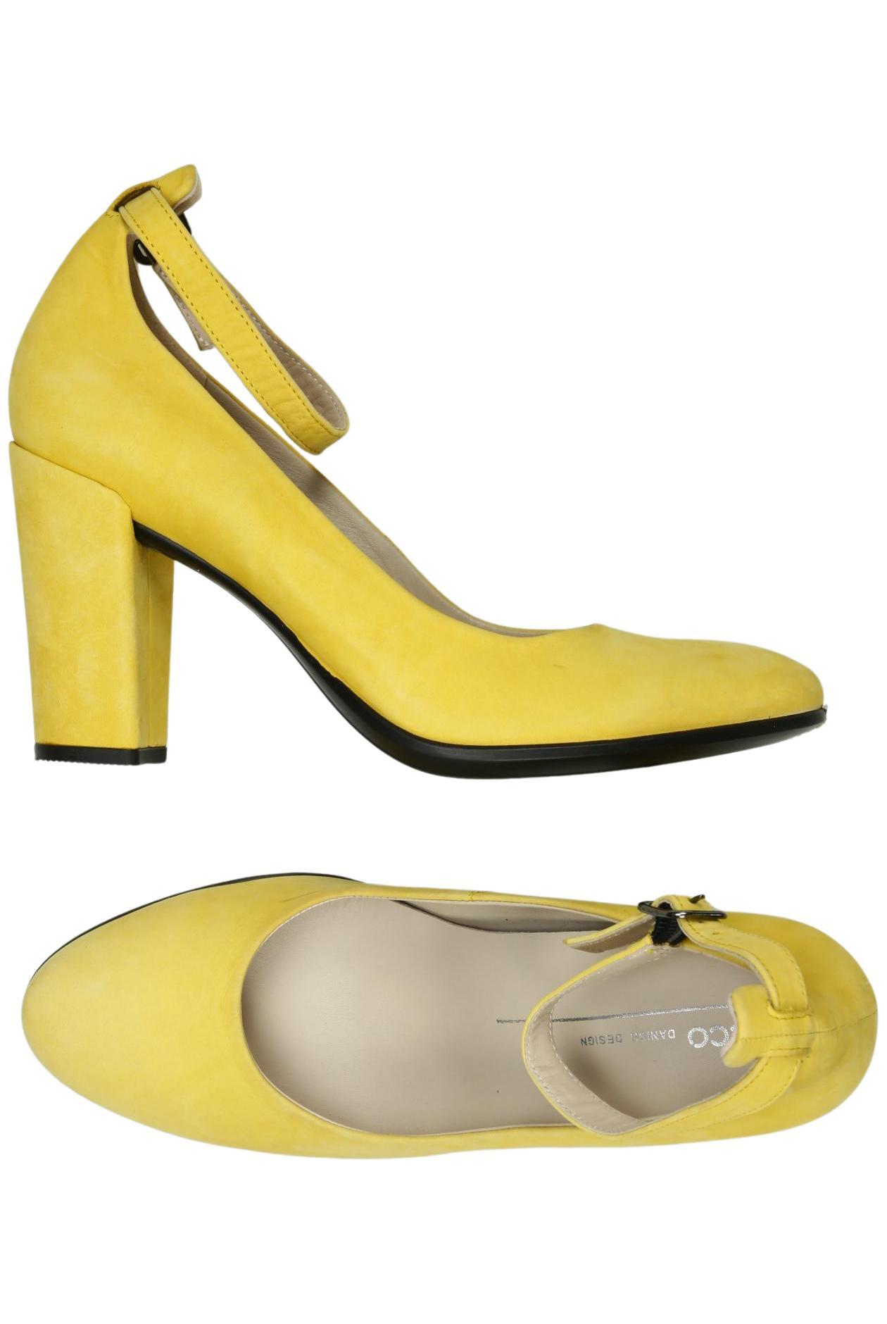 

Ecco Damen Pumps, gelb, Gr. 41