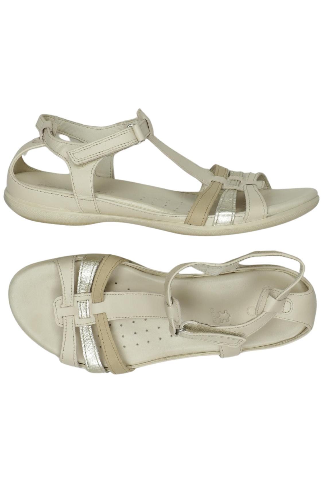 

Ecco Damen Sandale, cremeweiß, Gr. 40