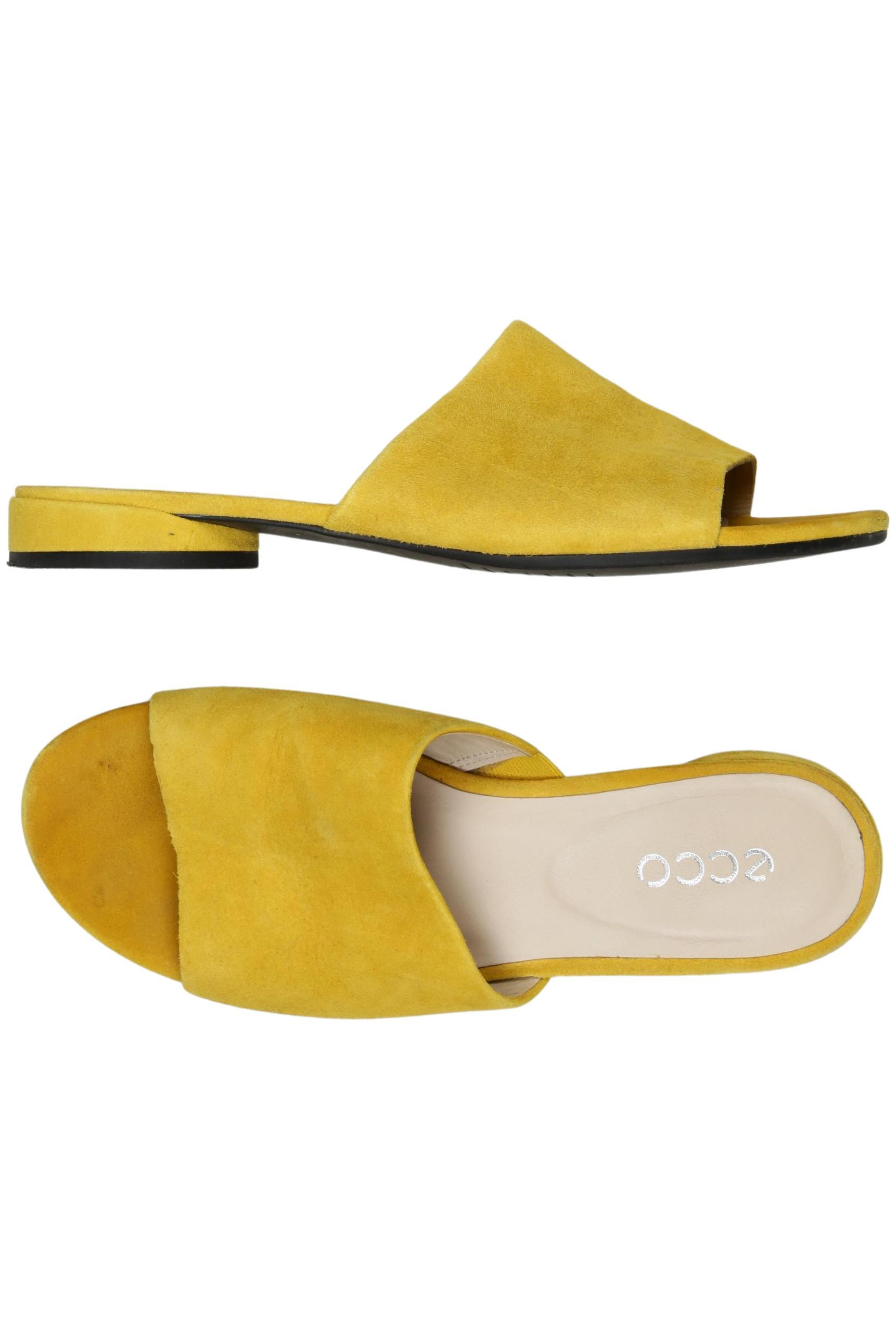 

Ecco Damen Sandale, gelb, Gr. 38