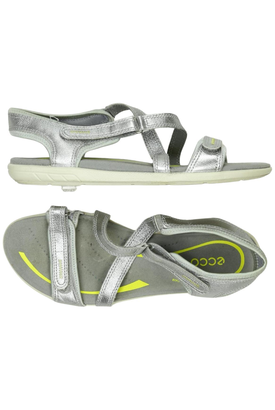 

Ecco Damen Sandale, silber, Gr. 39