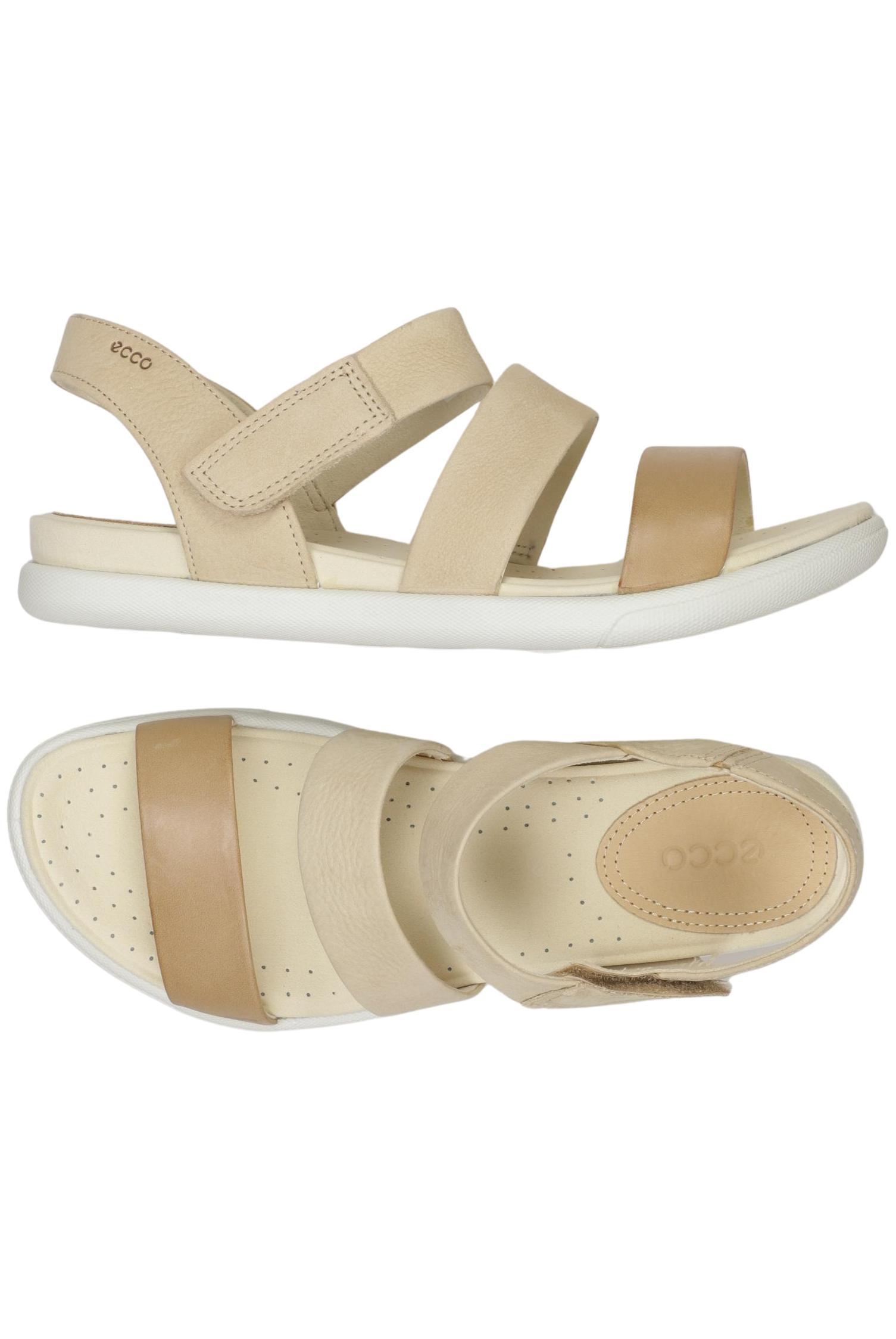 

Ecco Damen Sandale, beige, Gr. 38
