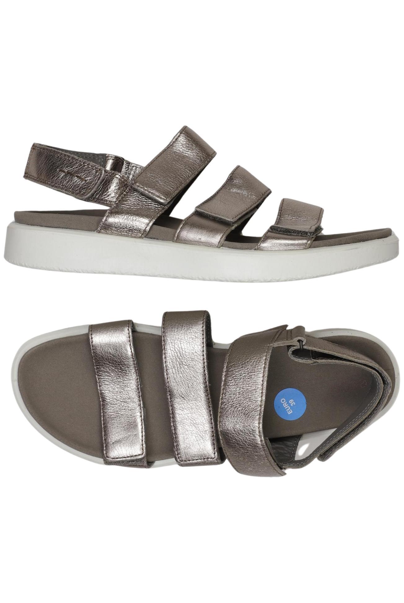 

Ecco Damen Sandale, silber, Gr. 39