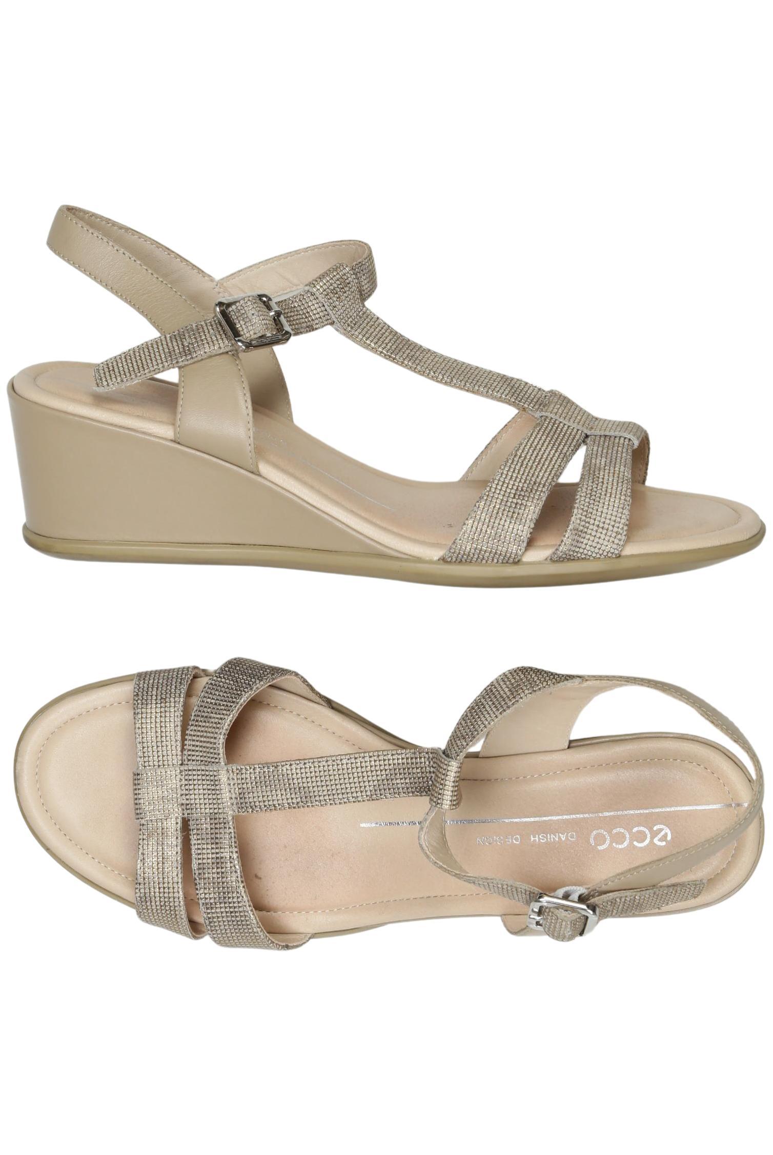 

Ecco Damen Sandale, beige, Gr. 36