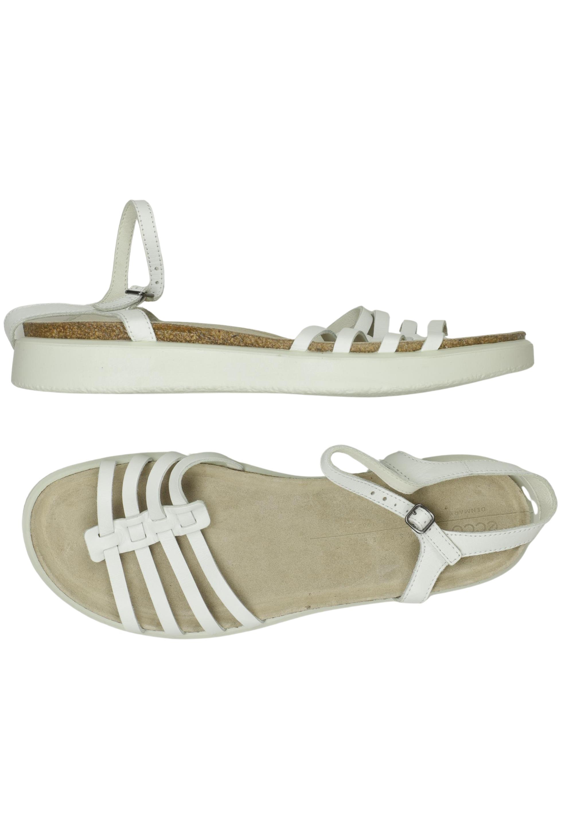 

Ecco Damen Sandale, weiß, Gr. 42