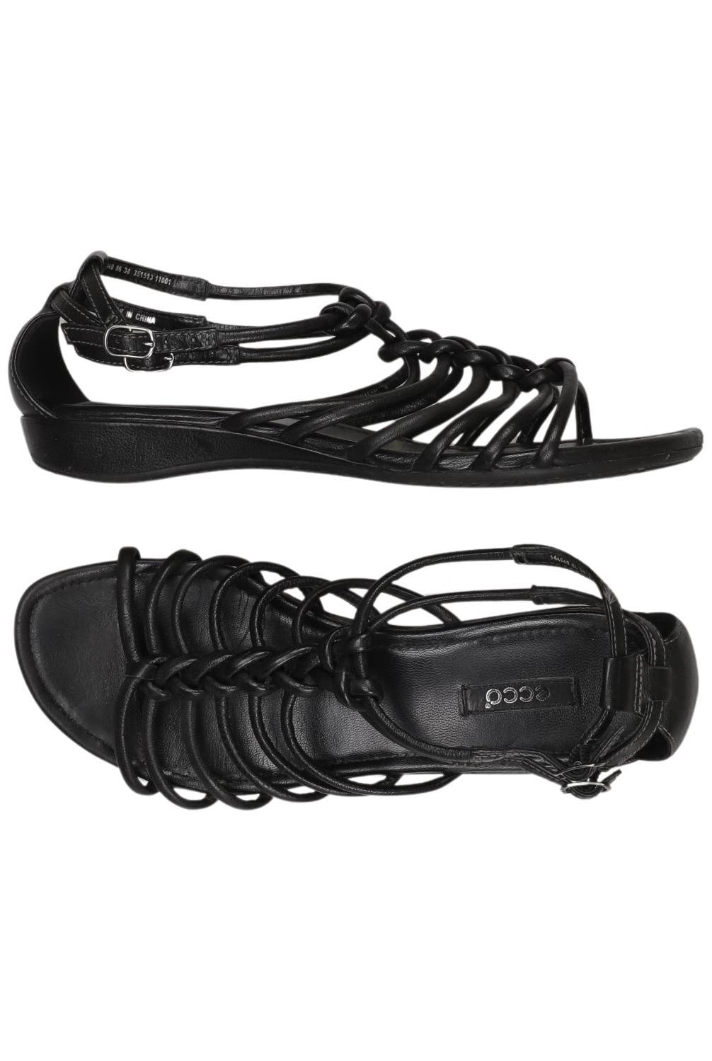 

Ecco Damen Sandale, schwarz, Gr. 38