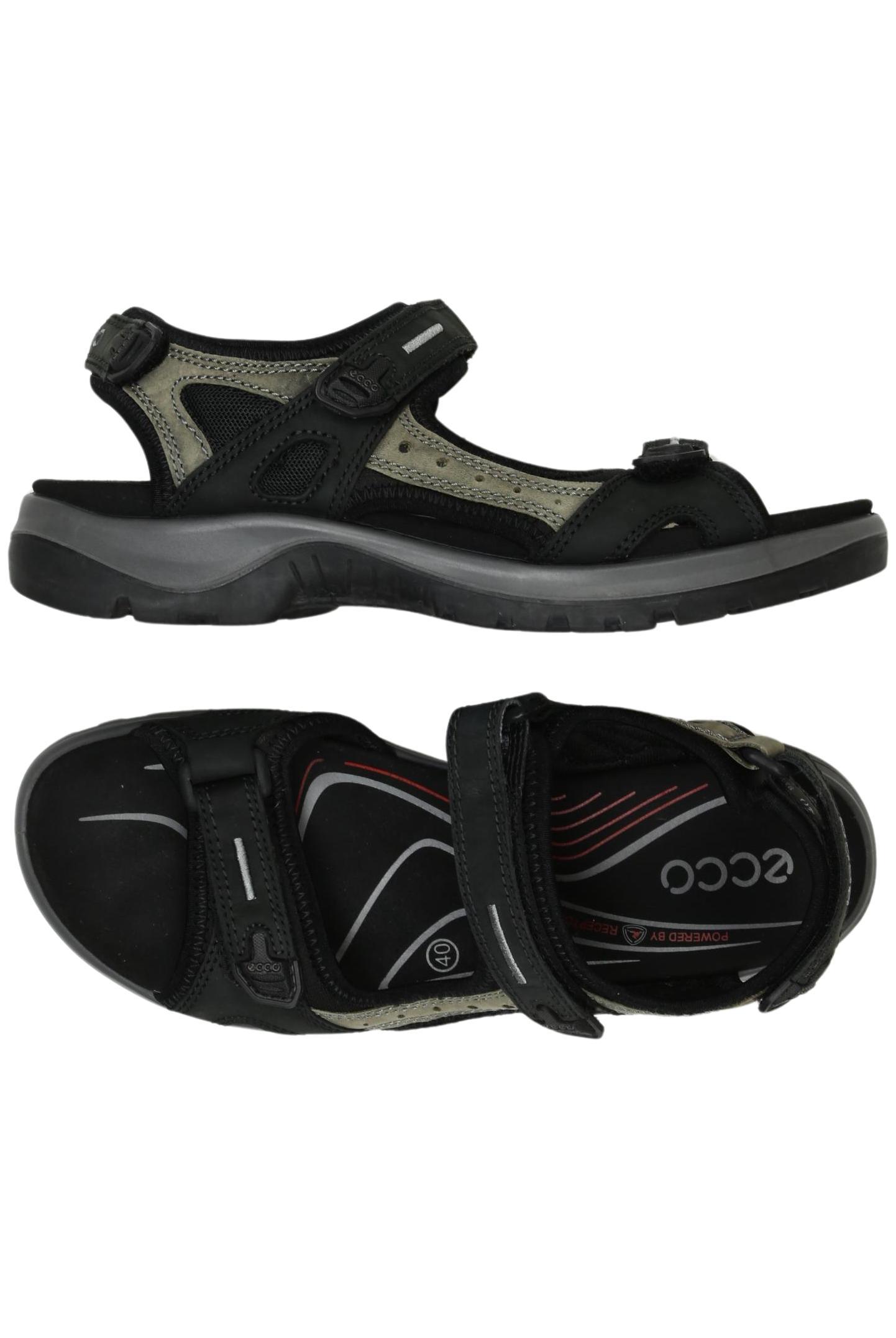 

Ecco Damen Sandale, schwarz, Gr. 40