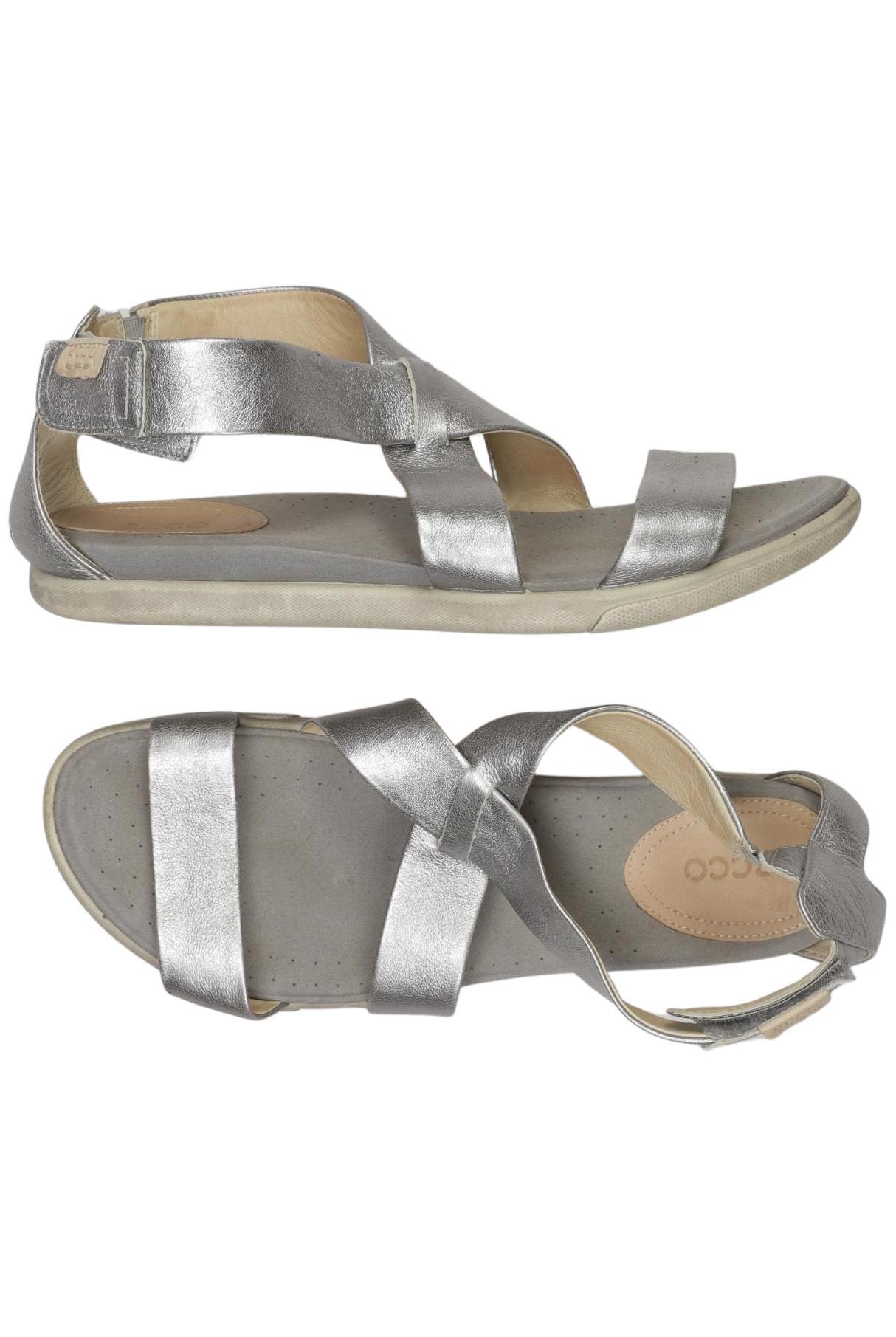 

Ecco Damen Sandale, silber, Gr. 40