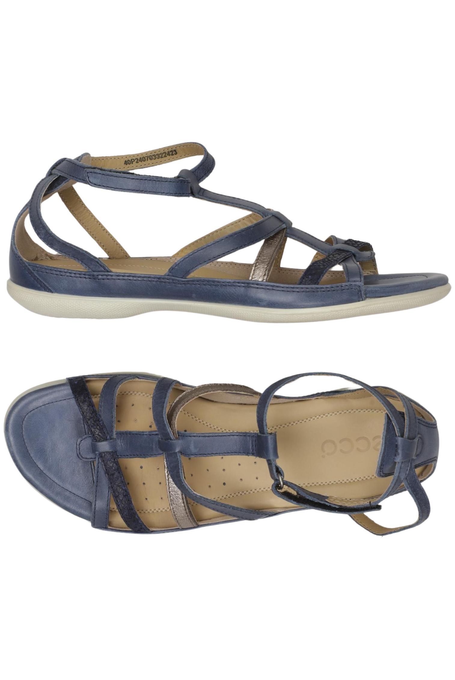 

Ecco Damen Sandale, blau, Gr. 40