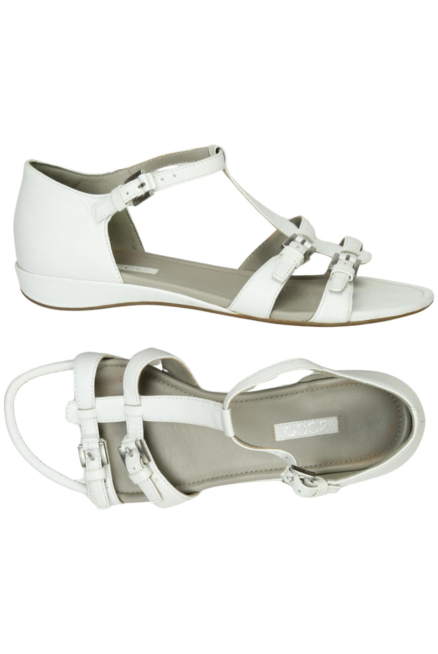 

Ecco Damen Sandale, weiß, Gr. 39