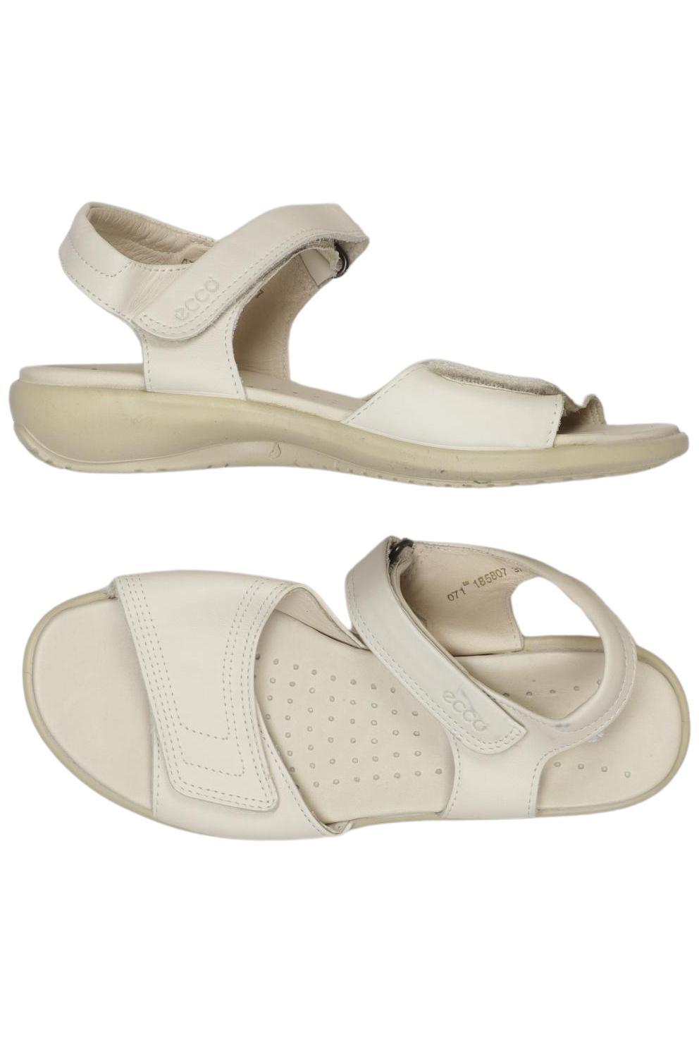 

Ecco Damen Sandale, cremeweiß, Gr. 37