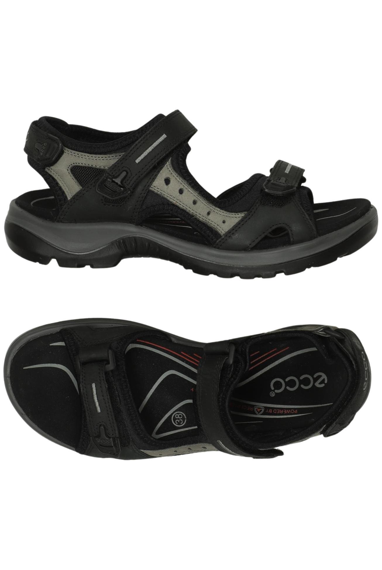 

Ecco Damen Sandale, schwarz, Gr. 38